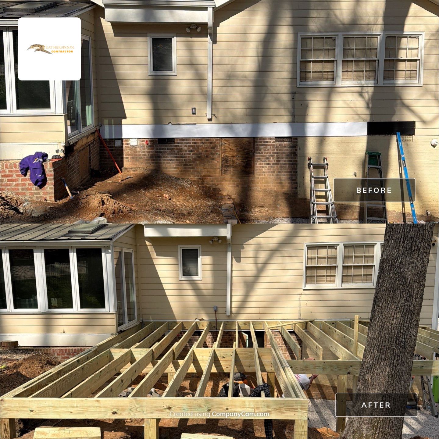 New Deck Construction & Site Improvements by Billy Weatherspoon Contractor