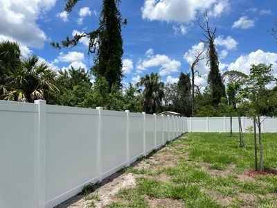 Vinyl Fence Installation using Vinyl Privacy Fence 