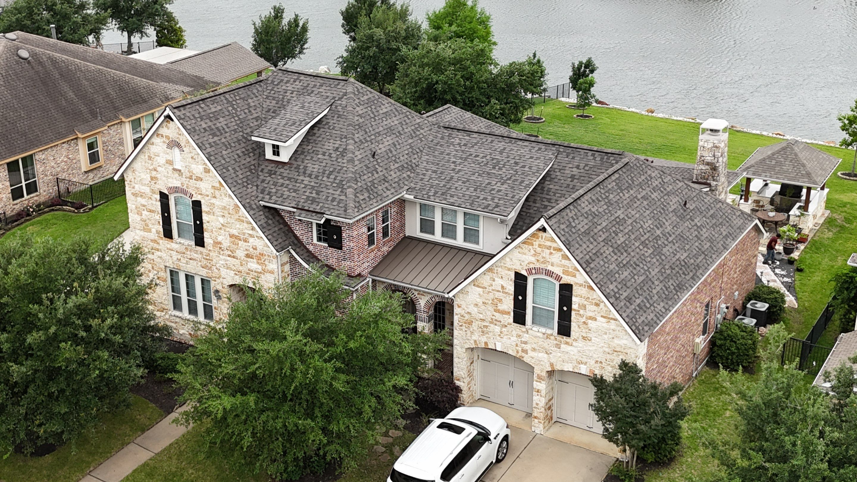 Residential Roofing Installation using IKO Dynasty by Core Four Roofing