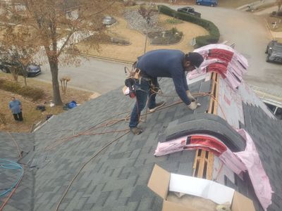 Residential Roofing Installation using Owens Corning