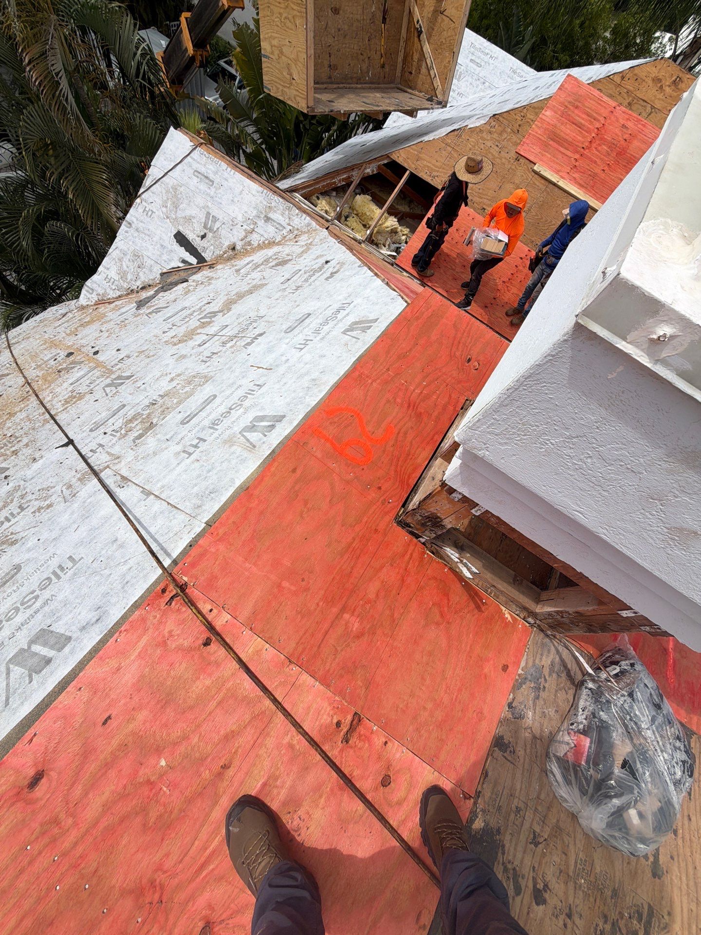 Delray Beach Tile Roof Replacement with Hurricane Strap Reinforcement by Aastro Roofing