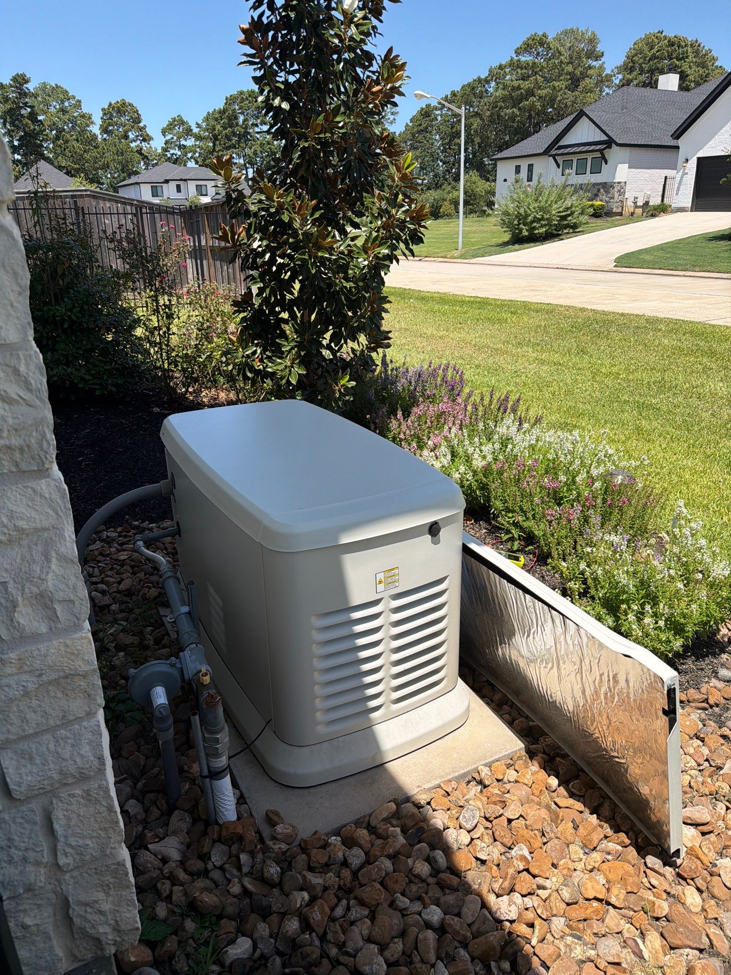 Residential Generac Standby Generator Installation in Conroe, Texas by GenTex Elite Services