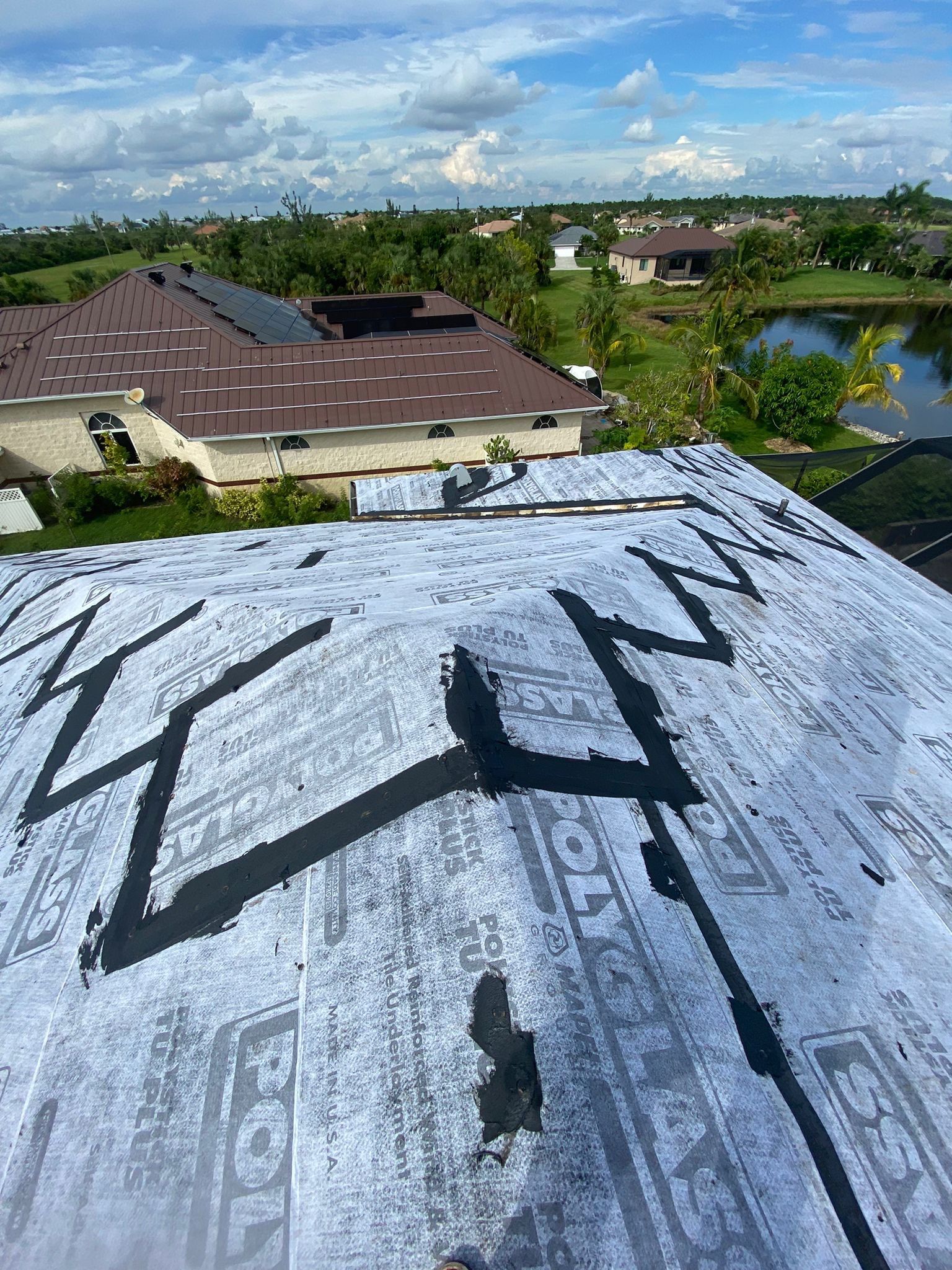 Punta Gorda Concrete Tile Roof Replacement by Four Peaks Roofing