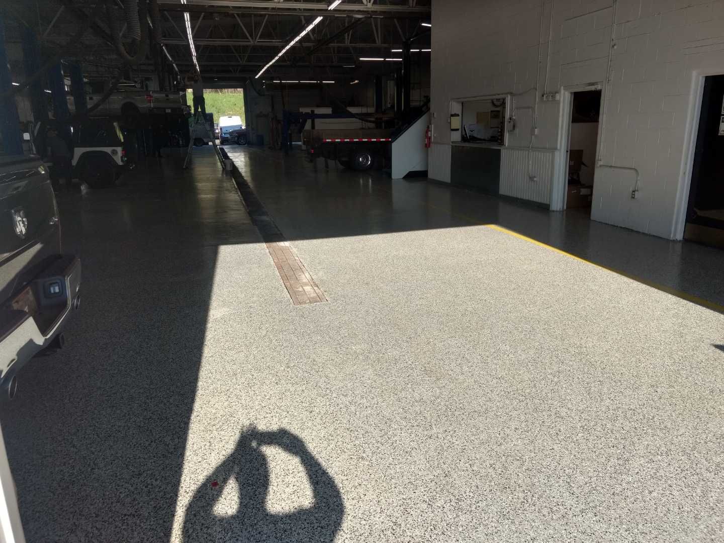 Commerical  using Domino by Fantastic Floors by Miller Custom Exteriors 