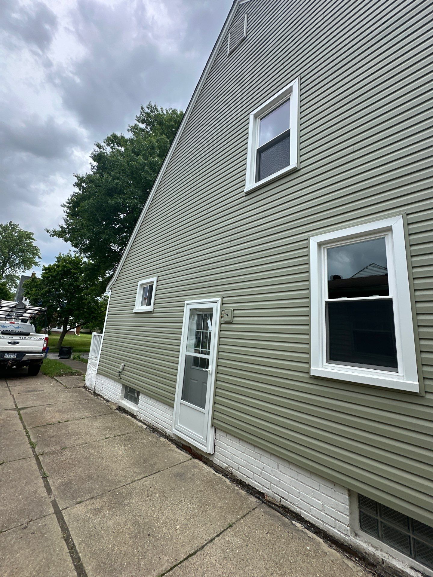 Project in Cleveland by Powers Roofing and Exteriors