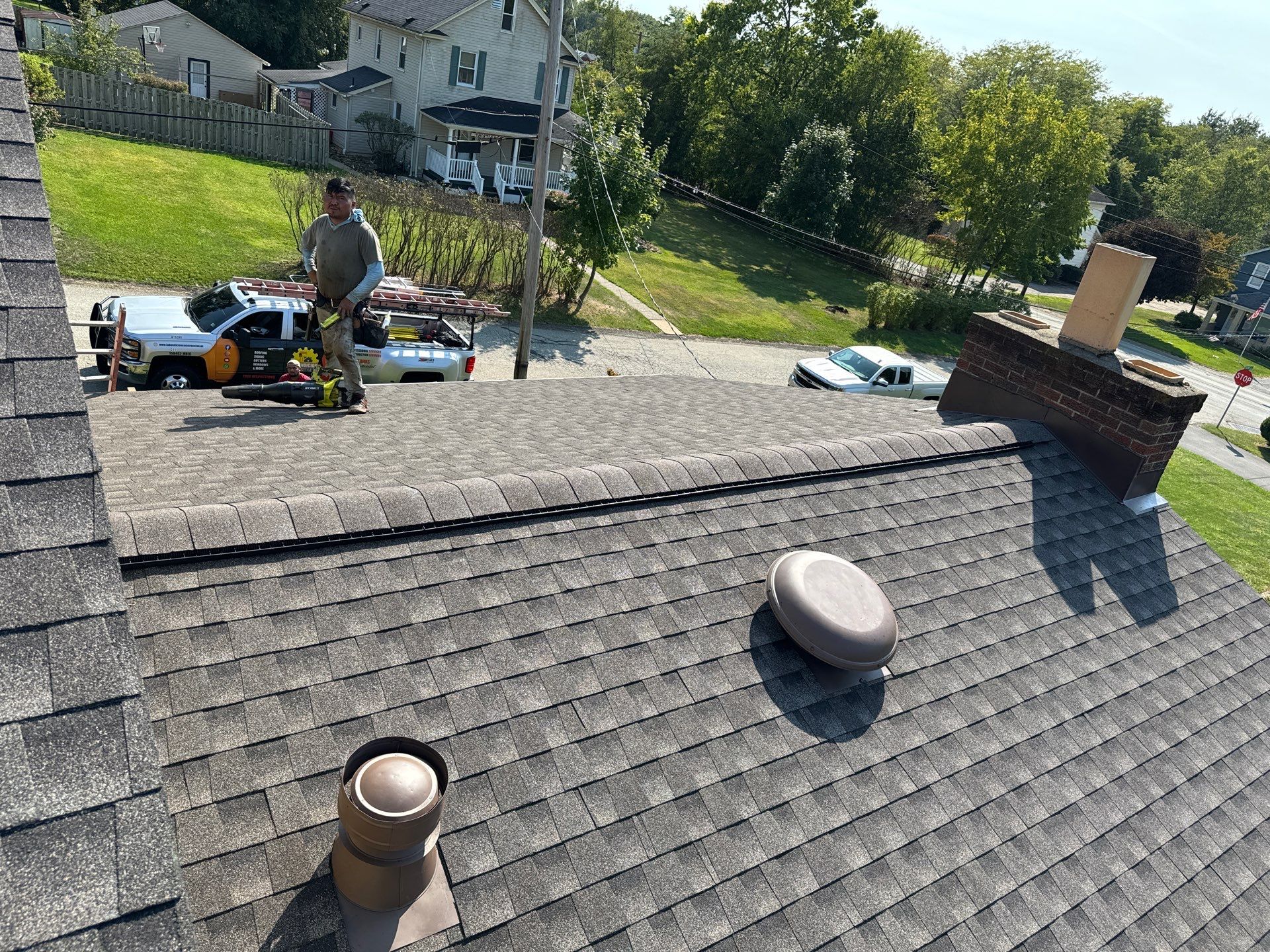 Residential Roofing Installation using GAF HDZ SHINGLES by La Bendicion Contruction Llc
