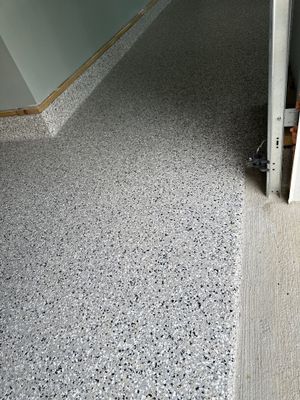 Garage Floor Coating using Cabin Fever