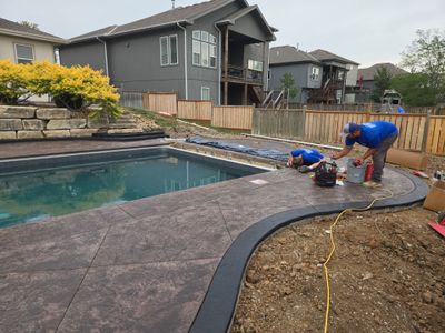 Back Yard Pool Patio