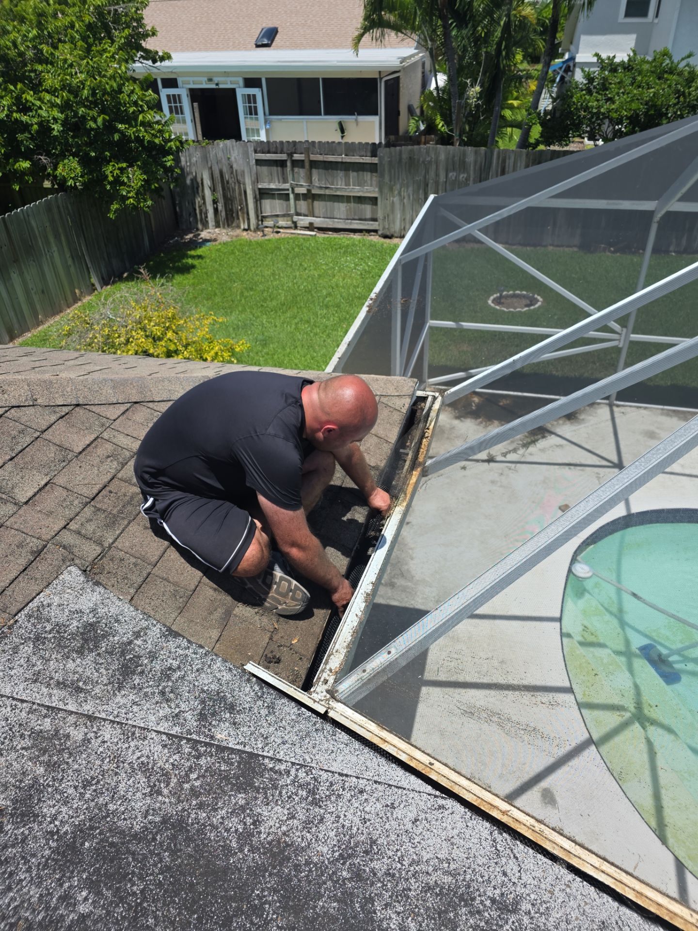 REPLACE NON APPROVED SKYLIGHT ALONG WITH CLOGED GUTTER by Morton Roofing, Inc.