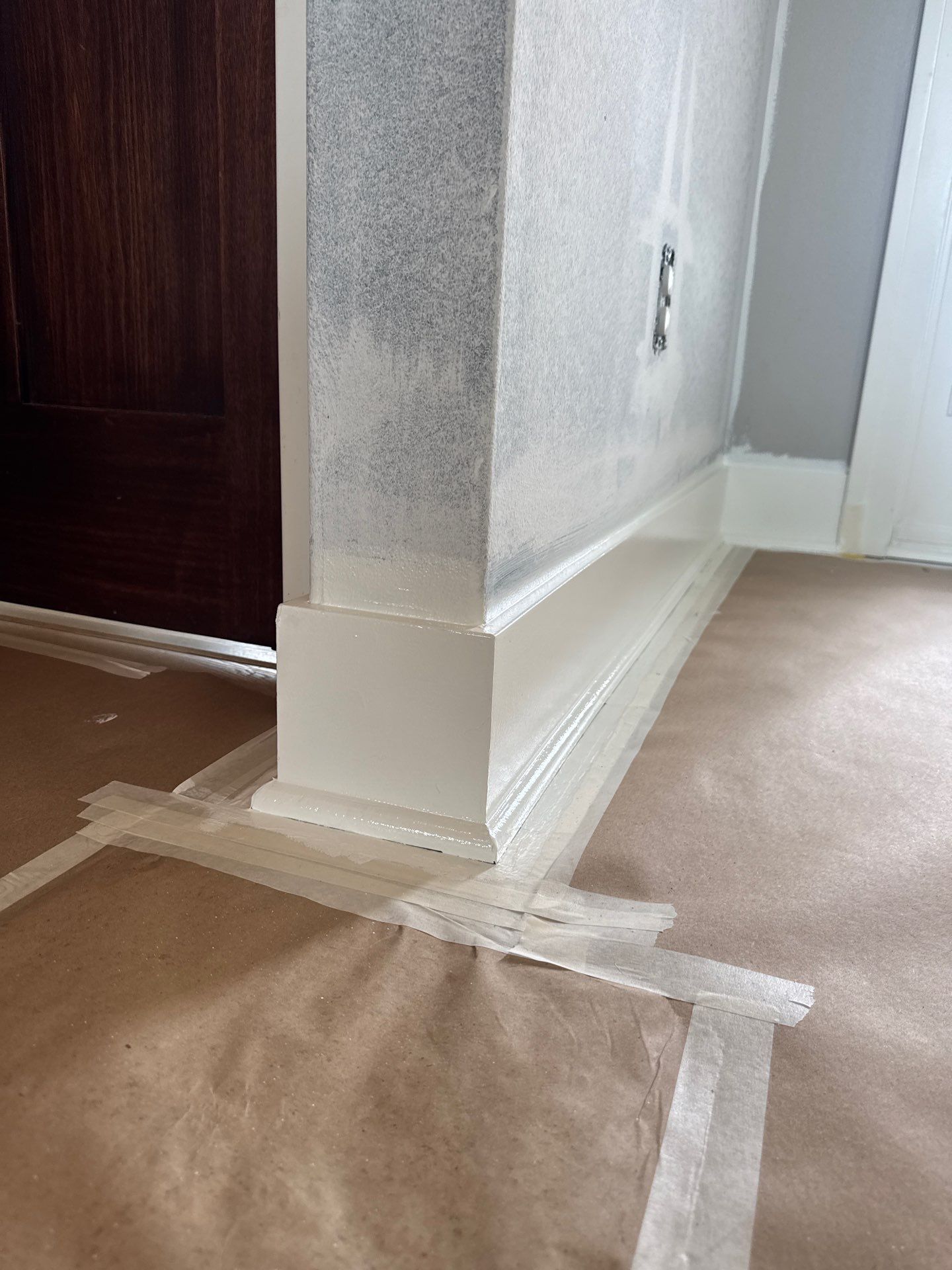 Interior Repaint walls and Baseboards with Color Change by Midwest Paint LLC