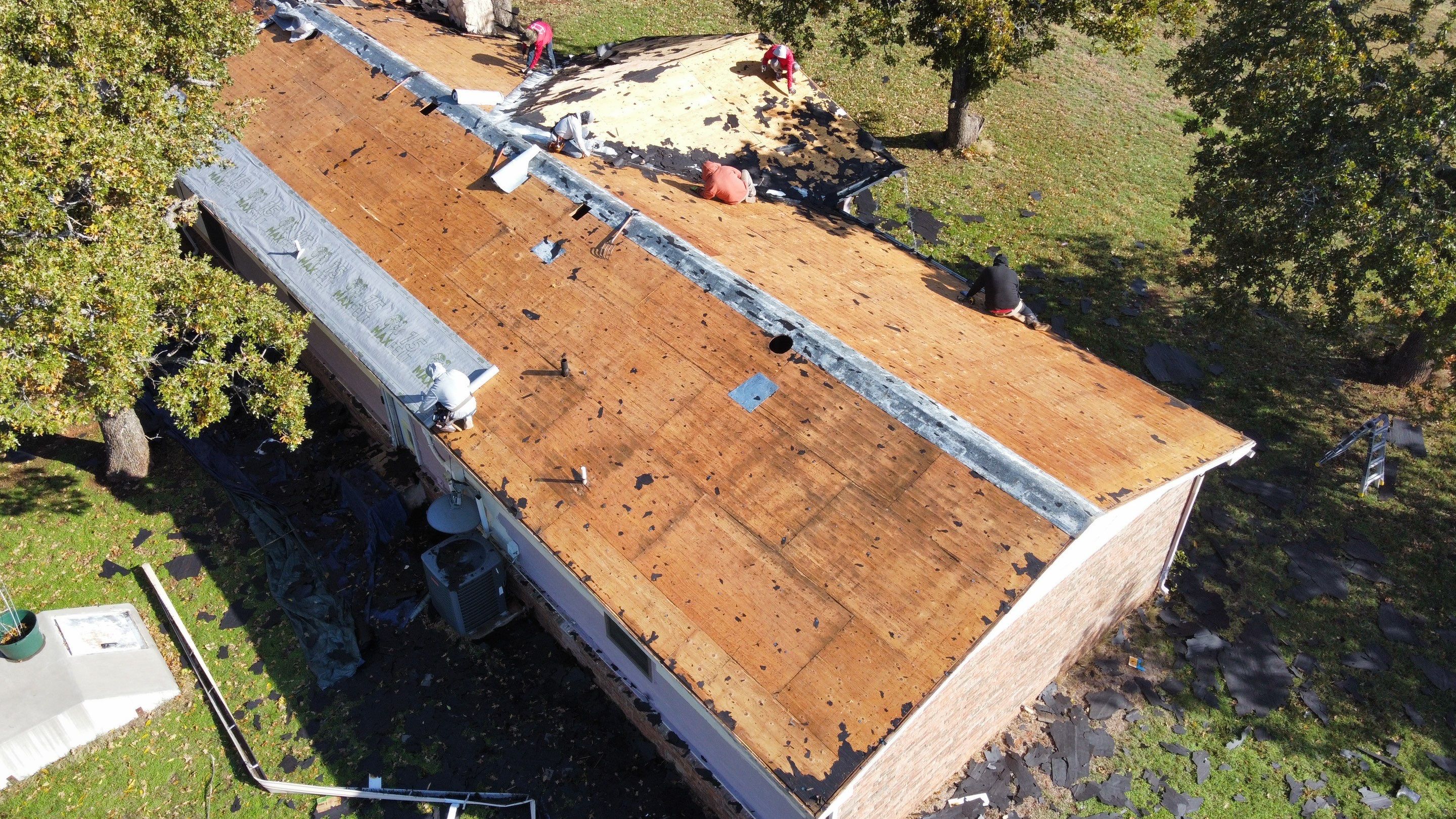 Residential Roofing Installation using GAF Natural Shadow  by A & H Roofing and Contracting