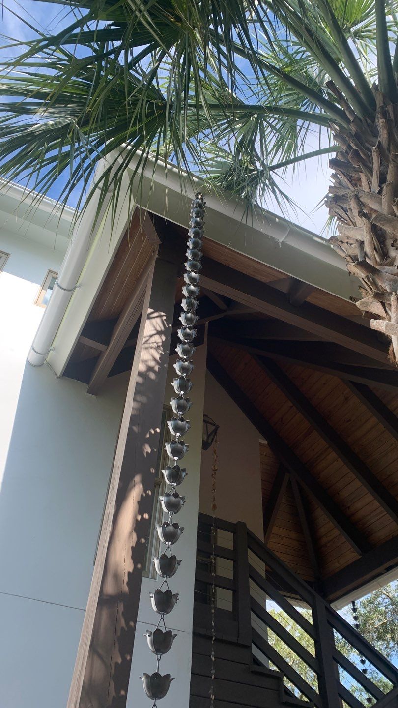 Seamless Gutter Installation using Galvanized Gutters by Gutter Professors