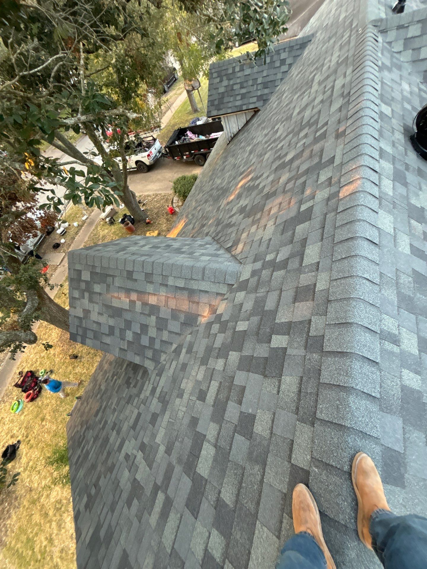 Residential Roofing Installation using Owen's Corning Duration (Lifetime) Shingles by Roof Repair Company