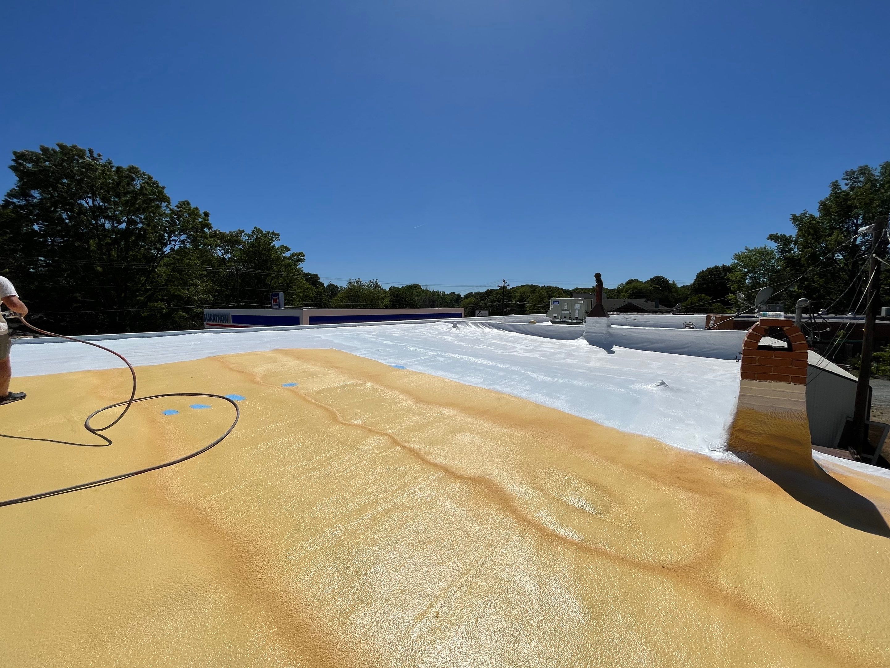 Spray Foam Roof  by Just In Time Roofing and Restoration
