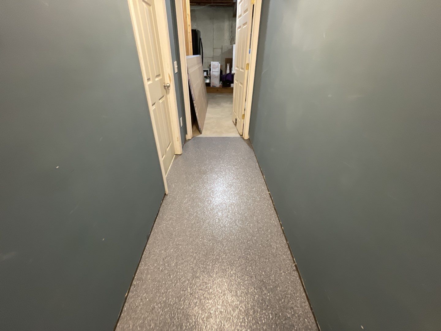 Basement Floor using Granite by Your1DayFloor.com