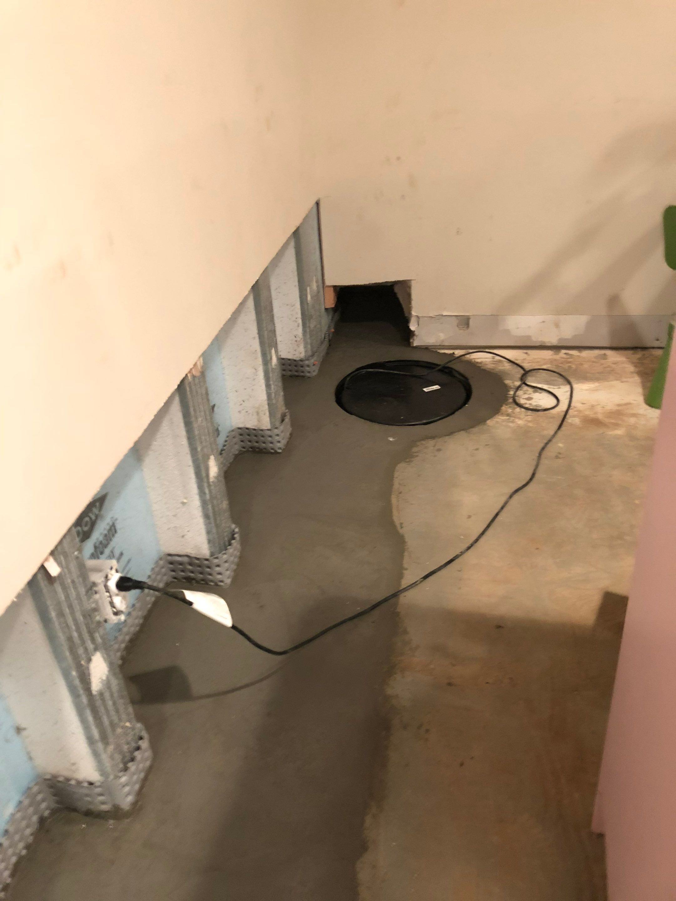 Interior French Drain Job in Summit, NJ by Pure Service Pro, LLC 