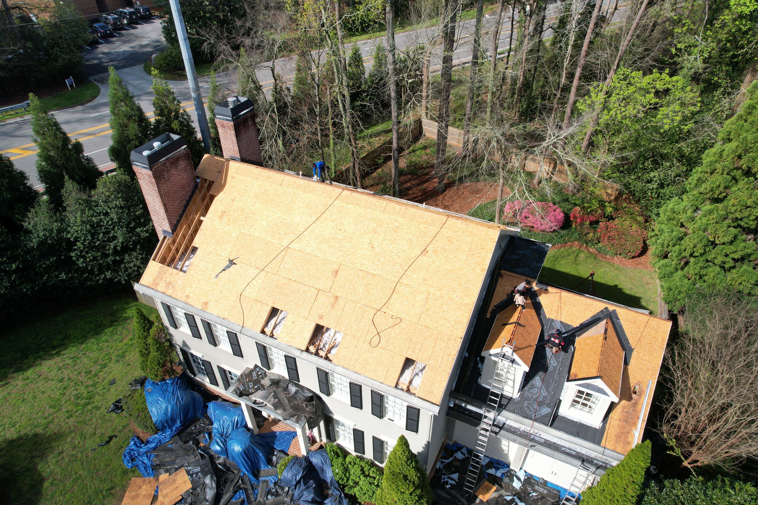 Residential Roofing Installation using Owens Corning by Inspector Roofing and Restoration