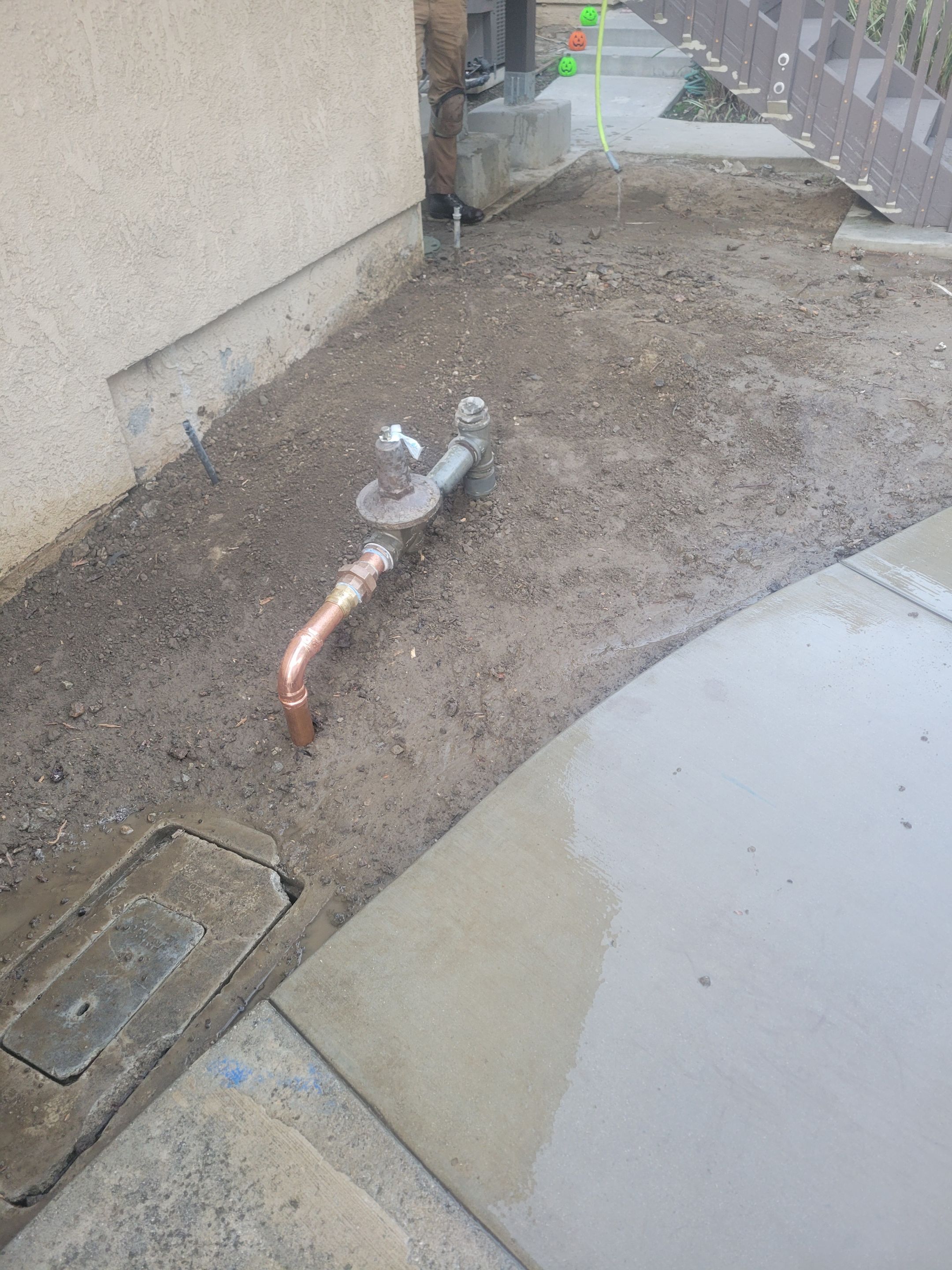 Replacing PVC above Ground by Professional Plumbing Inc 