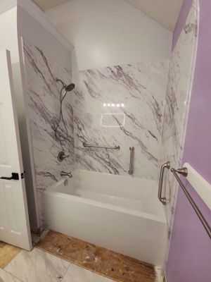 Bathroom Remodel using Acrylic