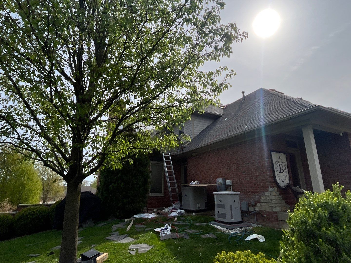 Residential Roofing Installation using GAF Timberline HDZ Weathered Wood by Nitro Roofing and Construction