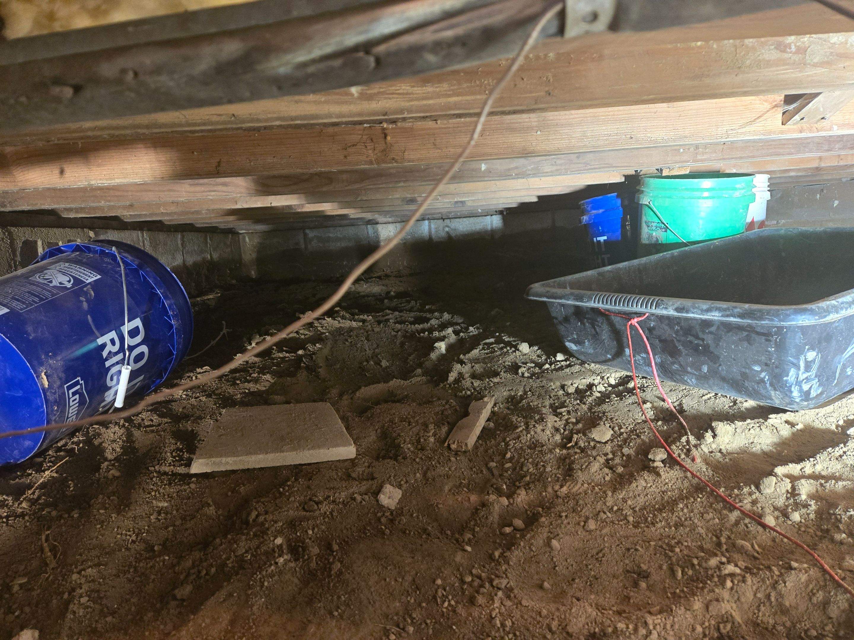 Crawl Space Dig Out, Vent Installation, Access Point and 90 mil Encapsulation by Allied Water Services