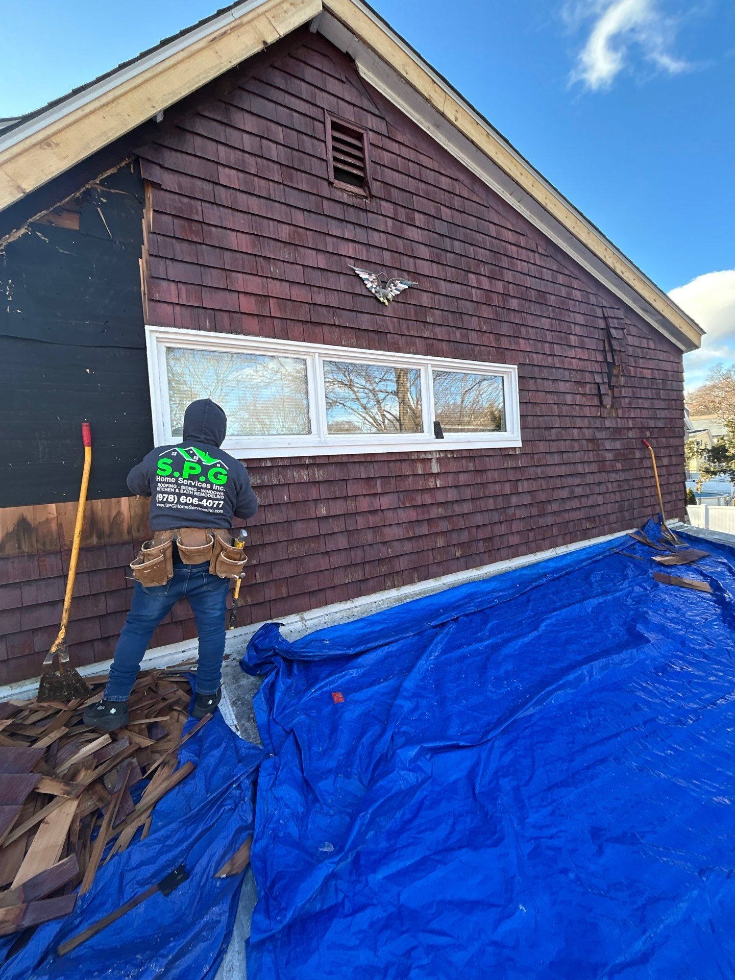 Project in Malden, MA by SPG home services inc