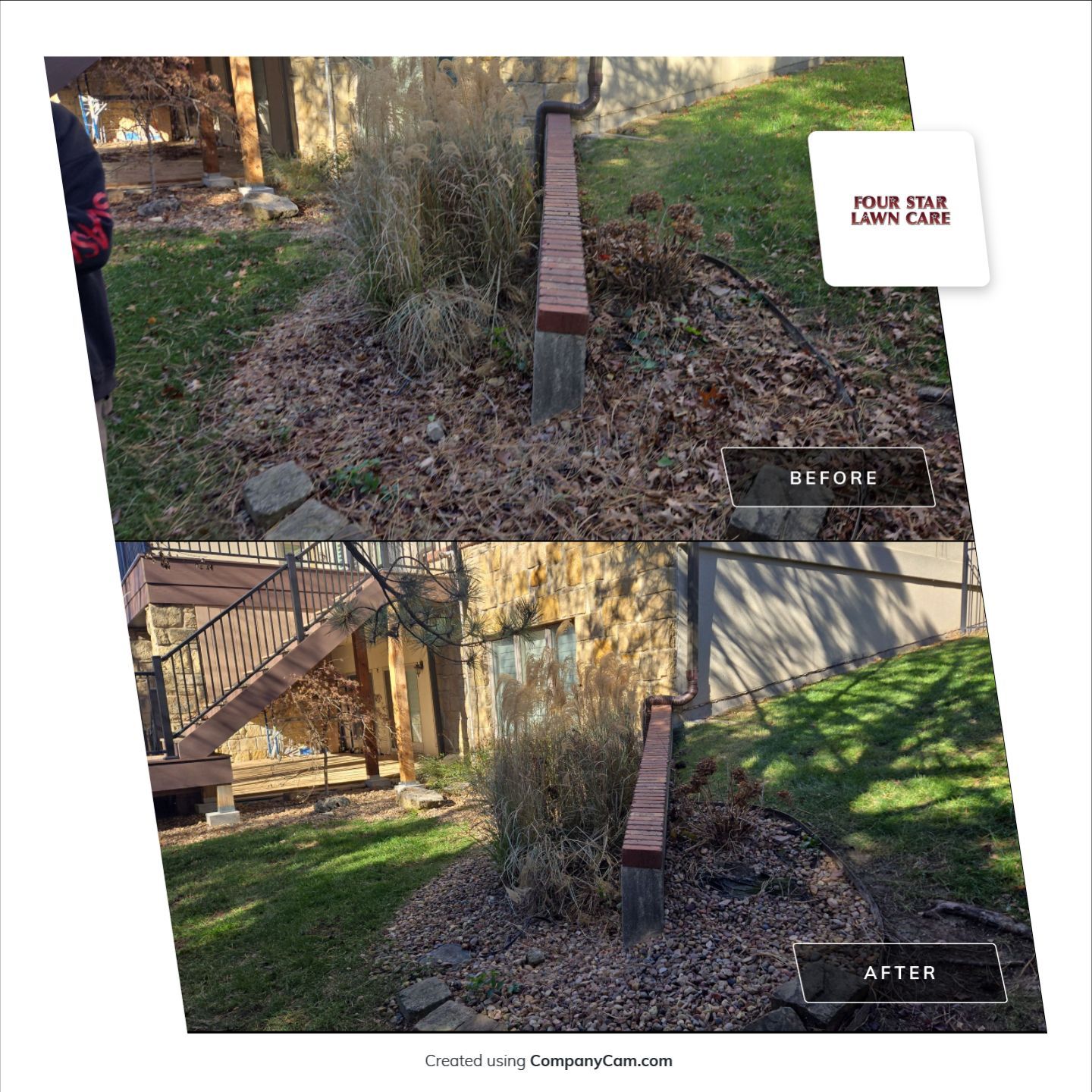 Project in Andover by Four Star Lawn Care
