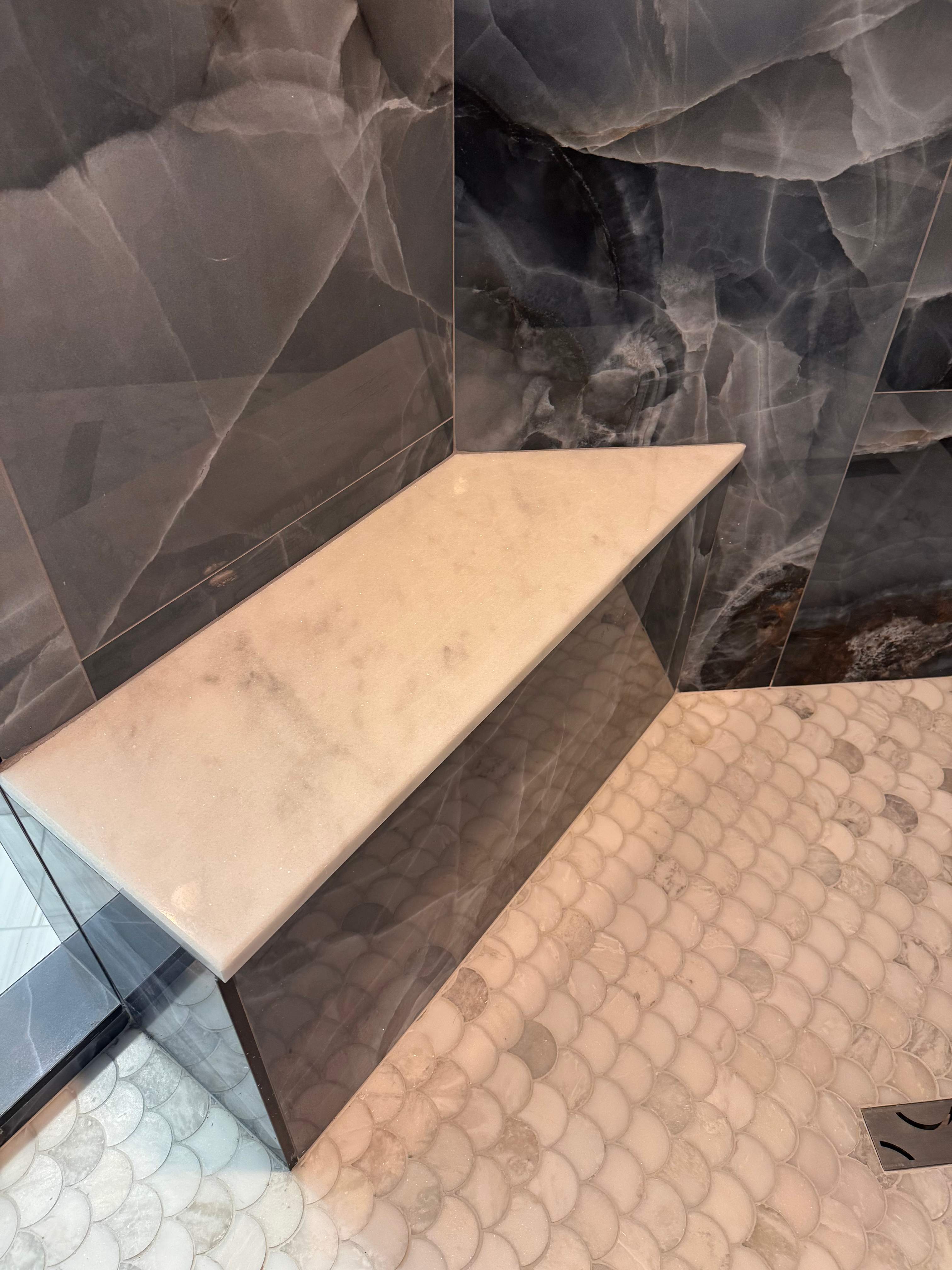 Master bathroom renovation by Prudencio