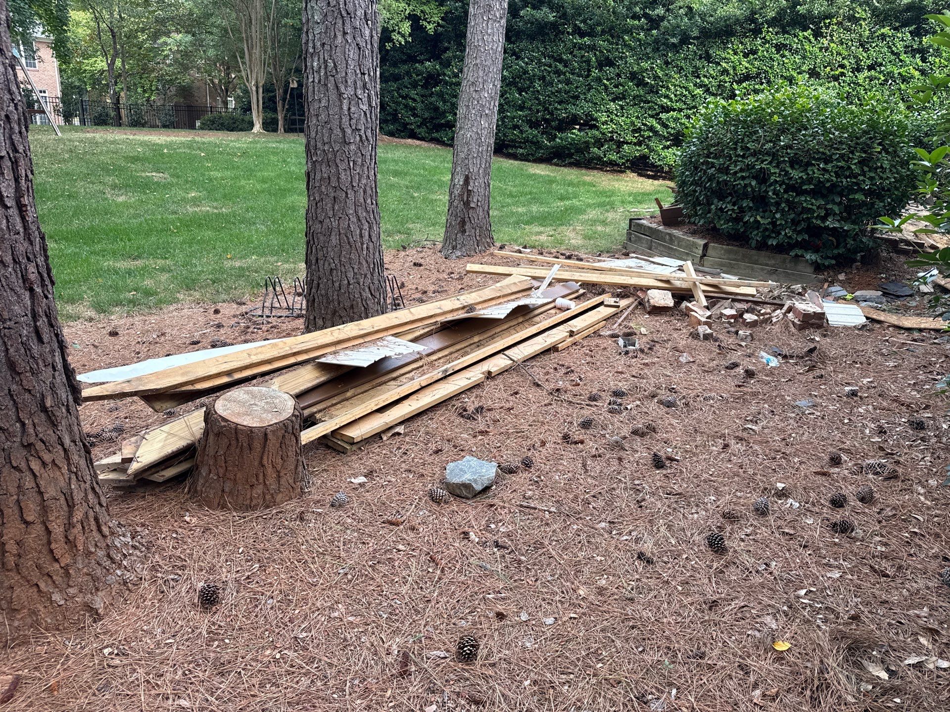 Project in Charlotte by Badger Hauling