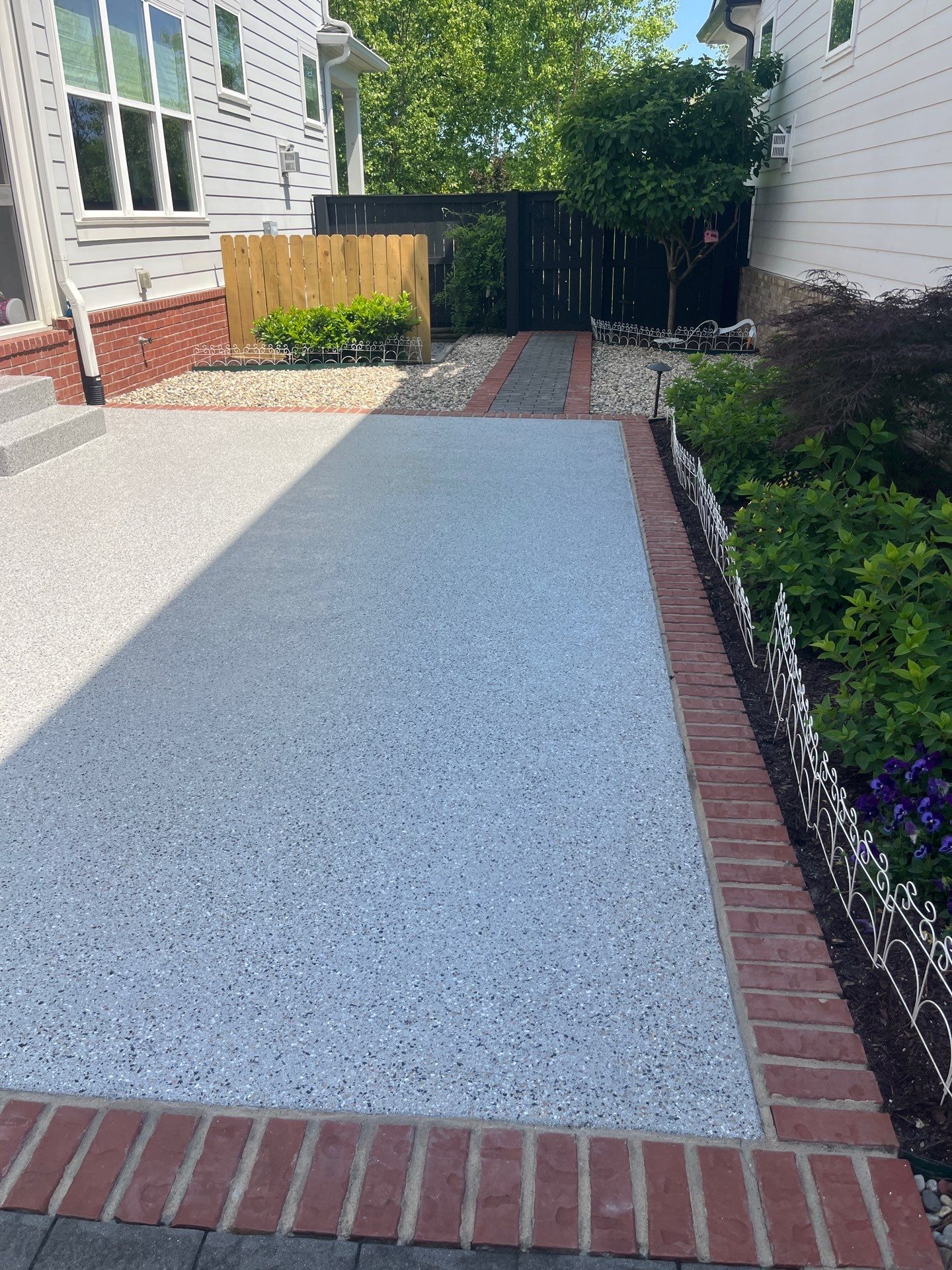Patio Floor Coating using Yukon by My Garage Floor Guys