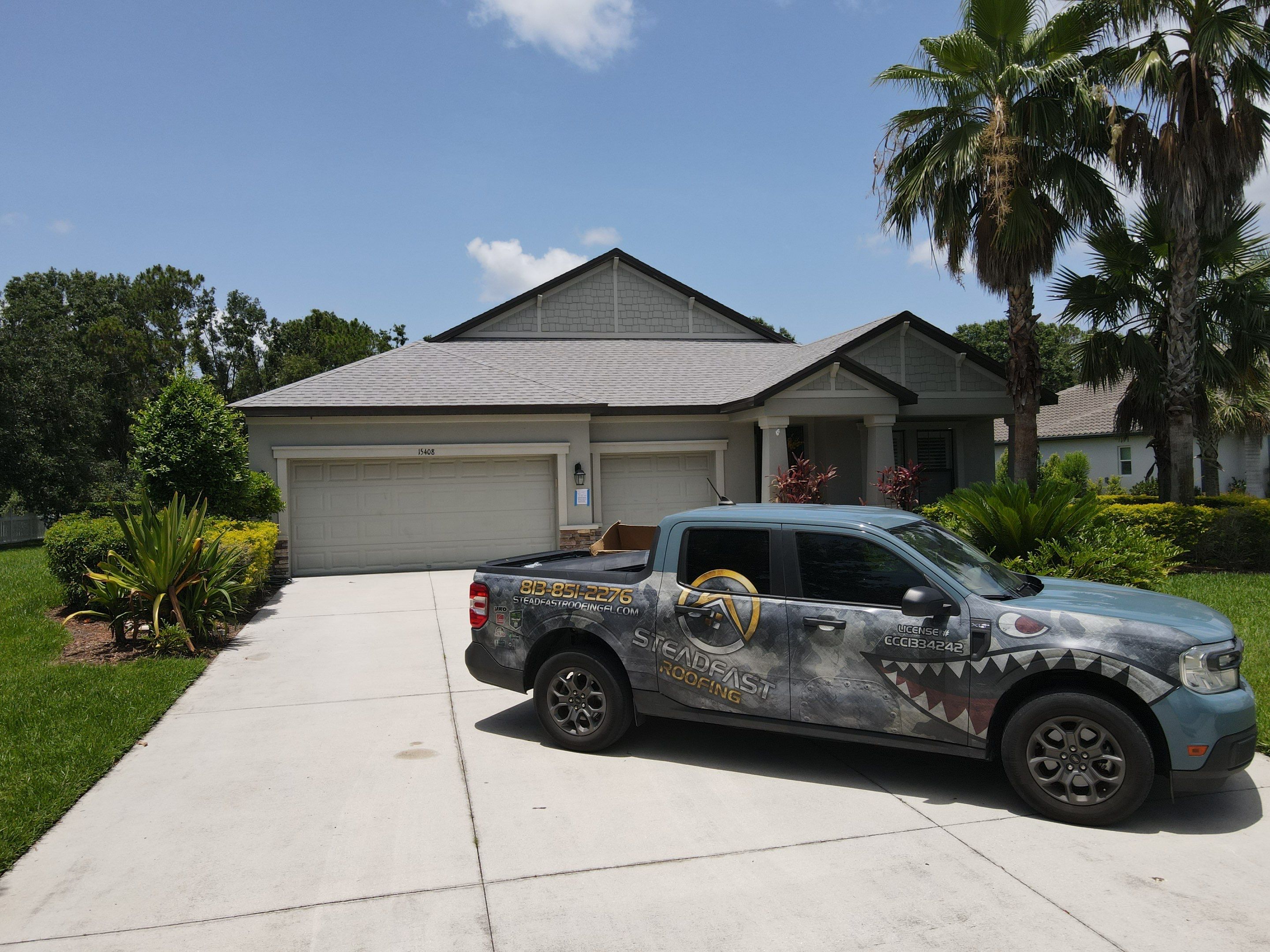 Roof Replacement in Parrish, FL. by Steadfast Roofing