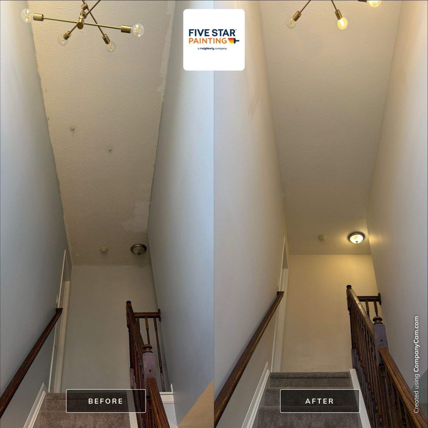 Five Star Painting - Ceiling by Five Star Painting of Batavia