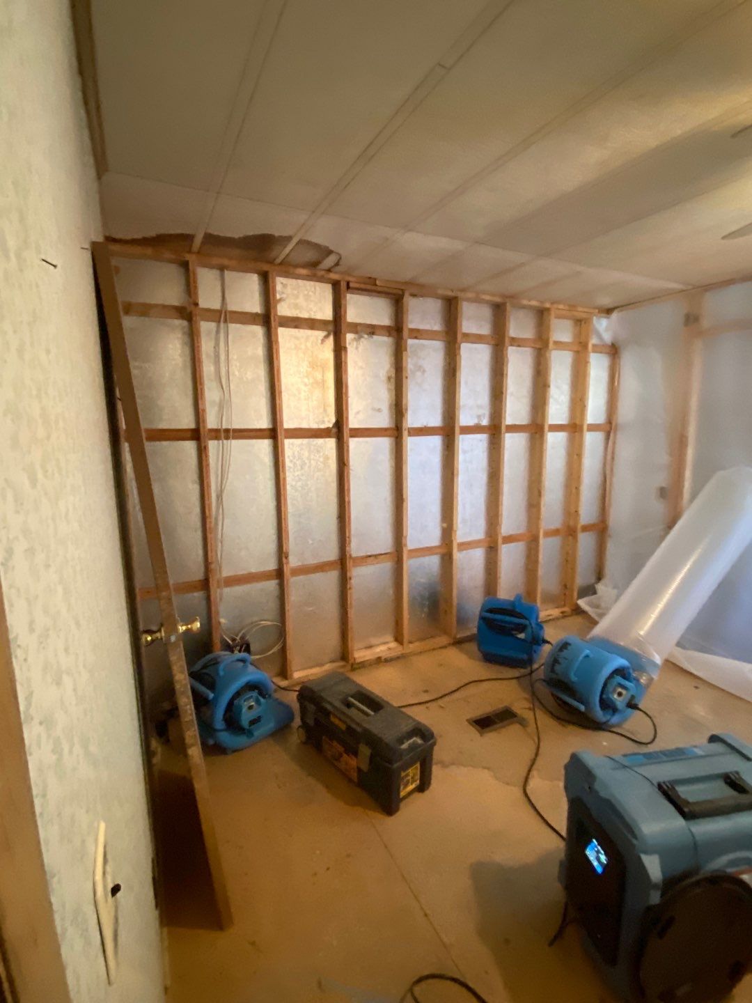 Water Damage in Trailer by Chicagoland Water Medics