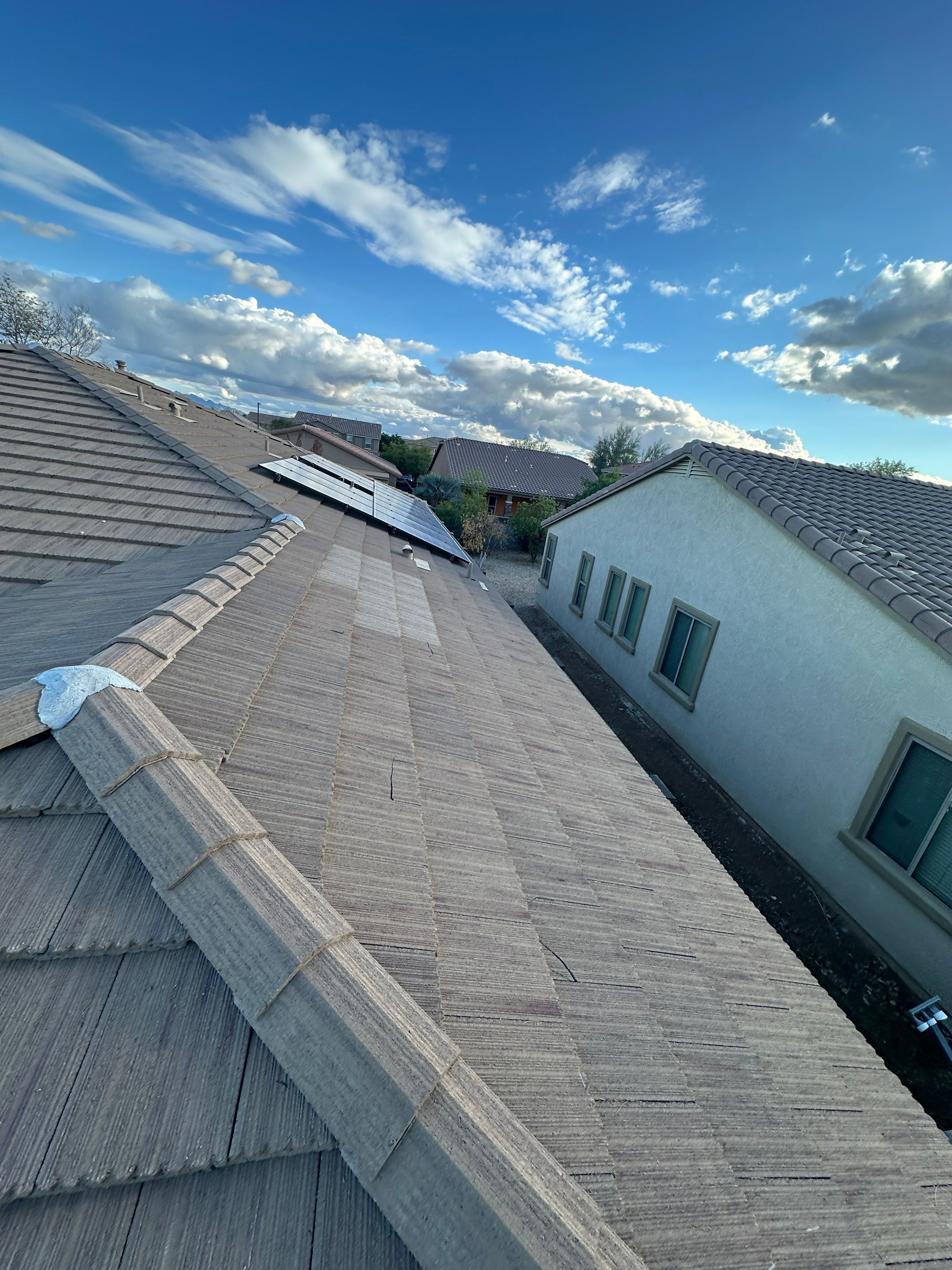 Mesa Tan Concrete Tile by Reimagine Roofing