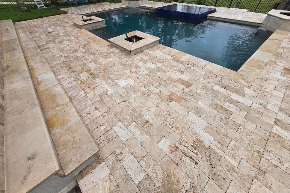 Pool Deck using TopSeal by DuraSeal