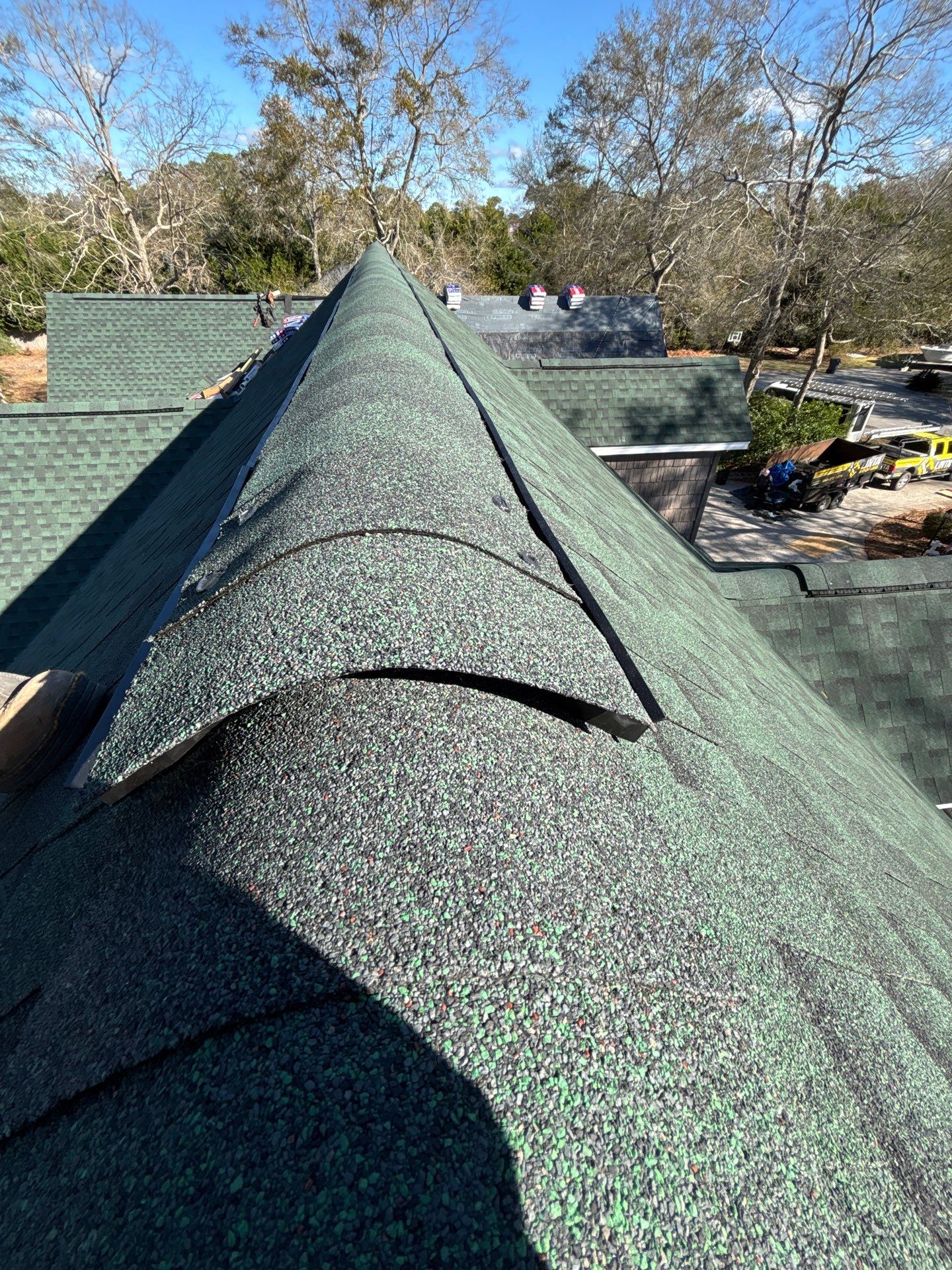 GAF HDZ - Hunter Green by Linta Roofing