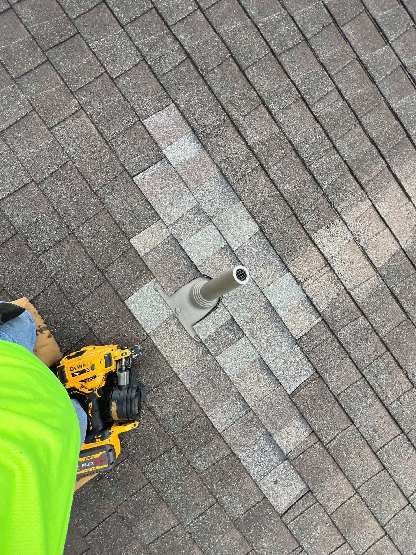 Hail Damage using Owen's Corning Duration (Lifetime) Shingles by Roof Repair Company