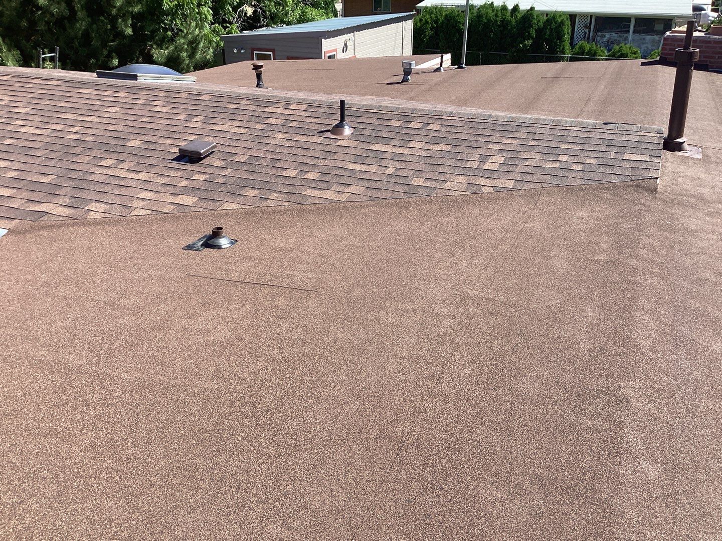Boise Lowslope Residential Roofing Installation using Owens Corning by ID Roofing LLC