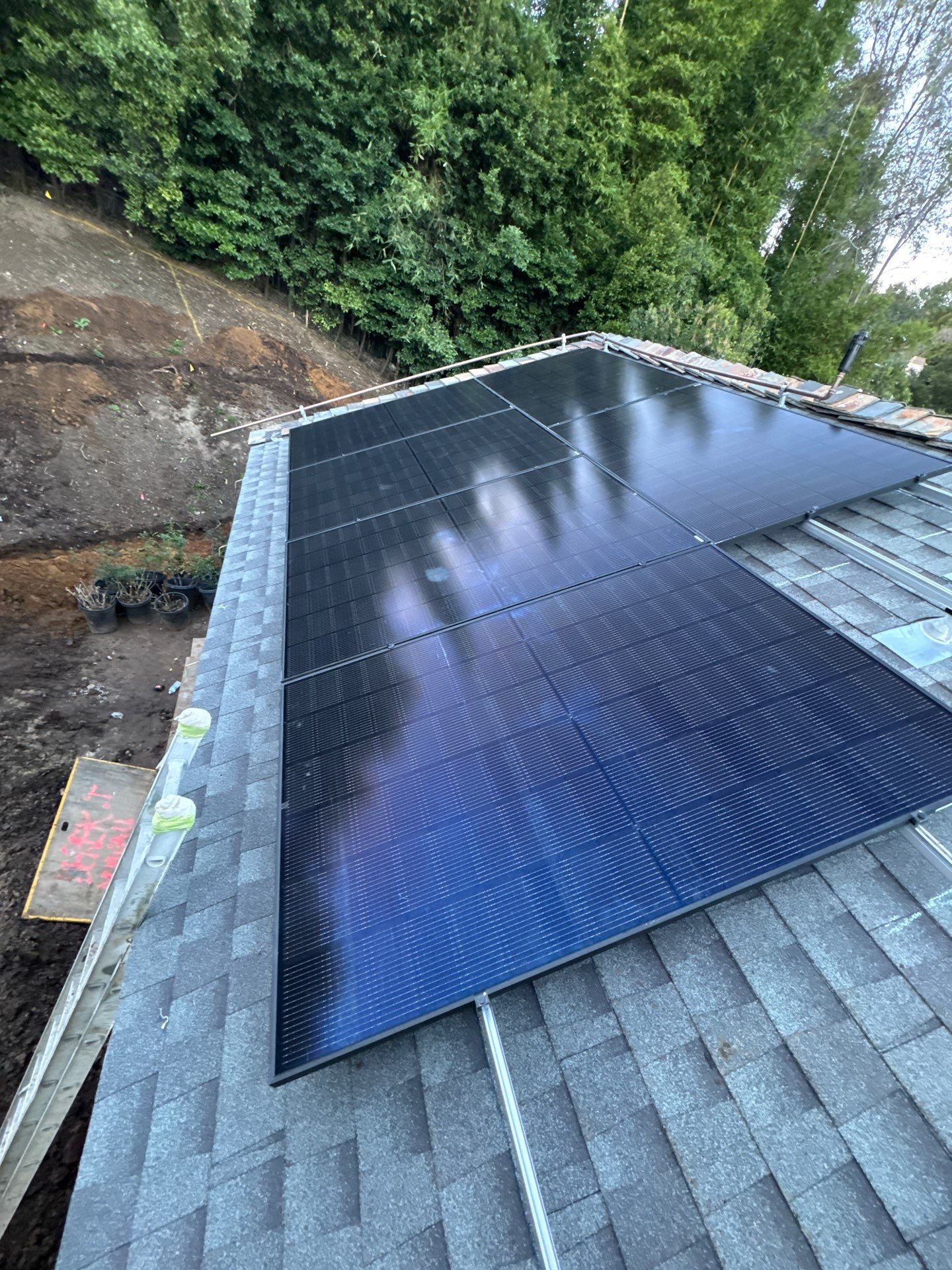 High-Efficiency Solar Panel Installation for New Construction in Los Angeles by AWS Solar