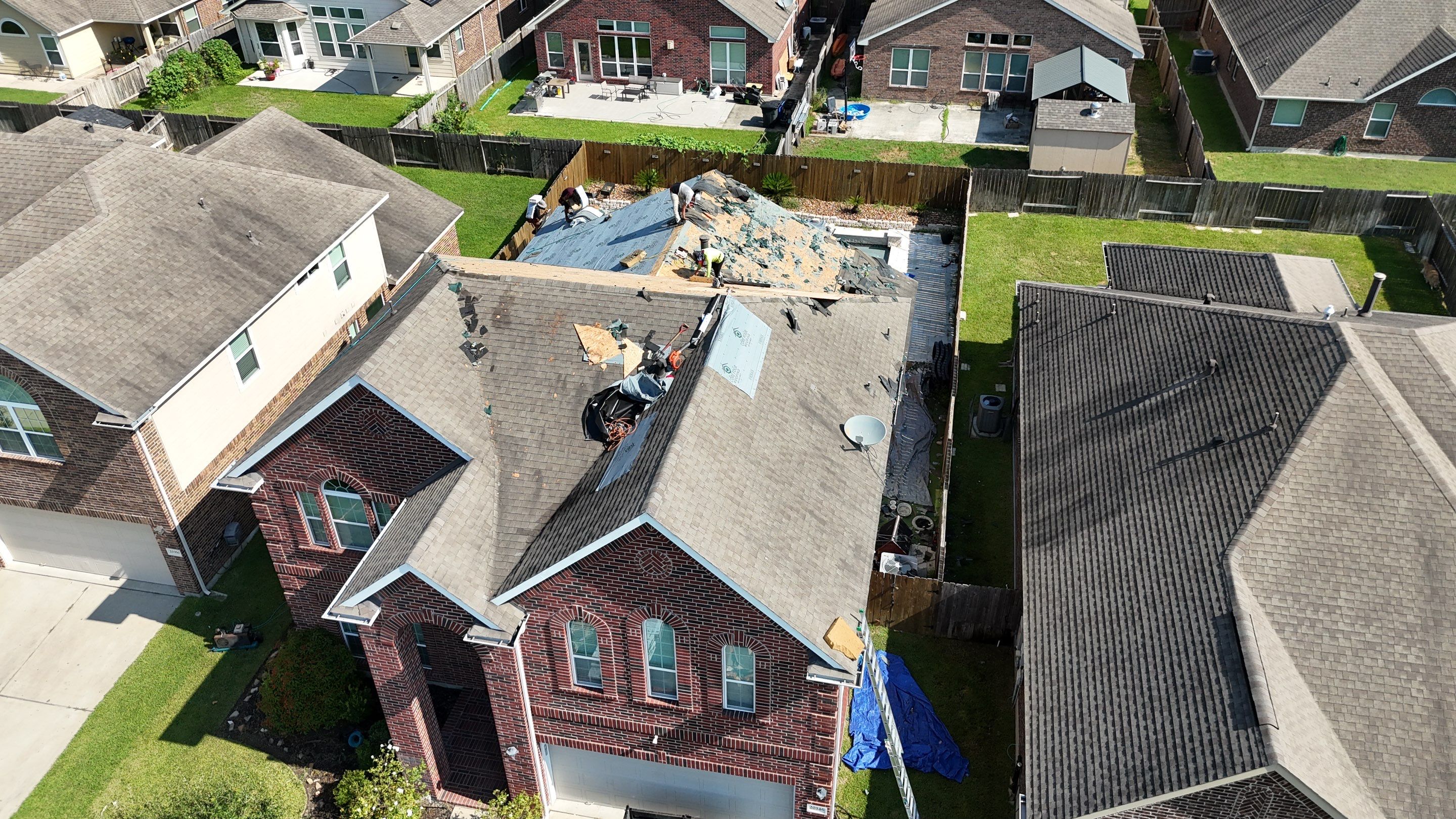 Residential Roofing Installation using IKO Dynasty by Core Four Roofing