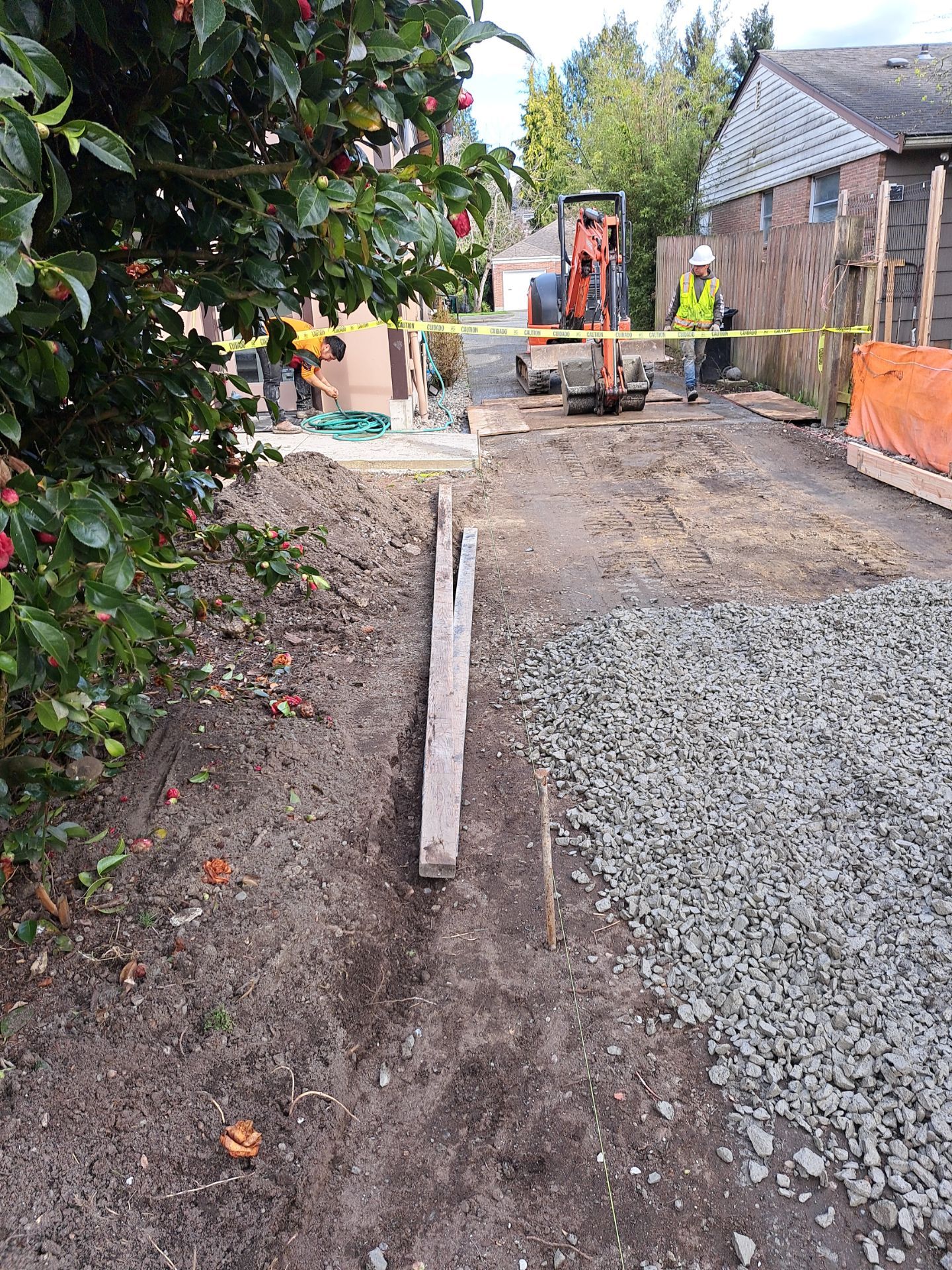 Ron | Pervious Concrete Driveway  by Jireh Asphalt & Concrete Inc 