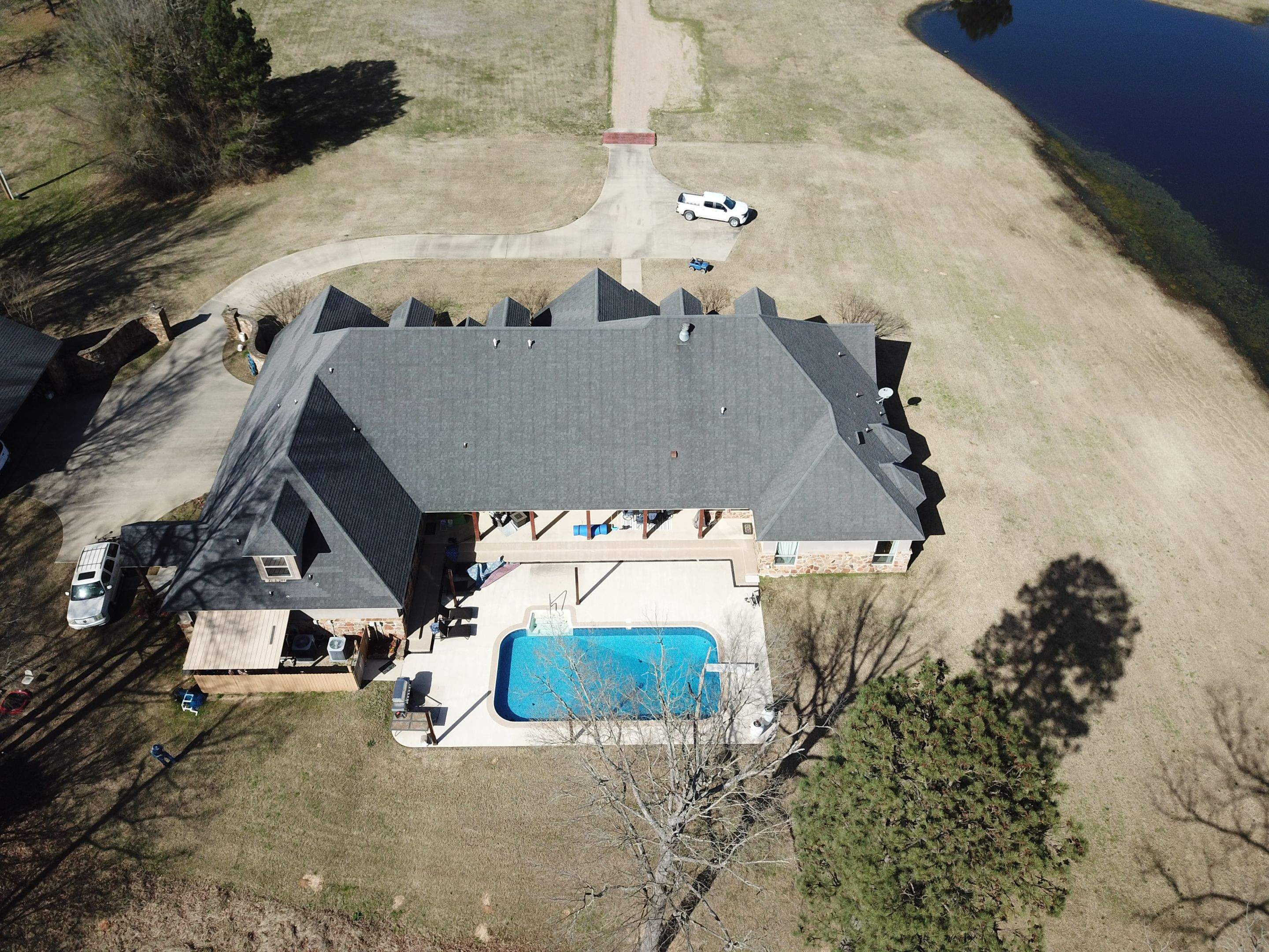 Residential Roofing Installation using Malarkey Architectural Vista Shingles by Hostetler Roofing