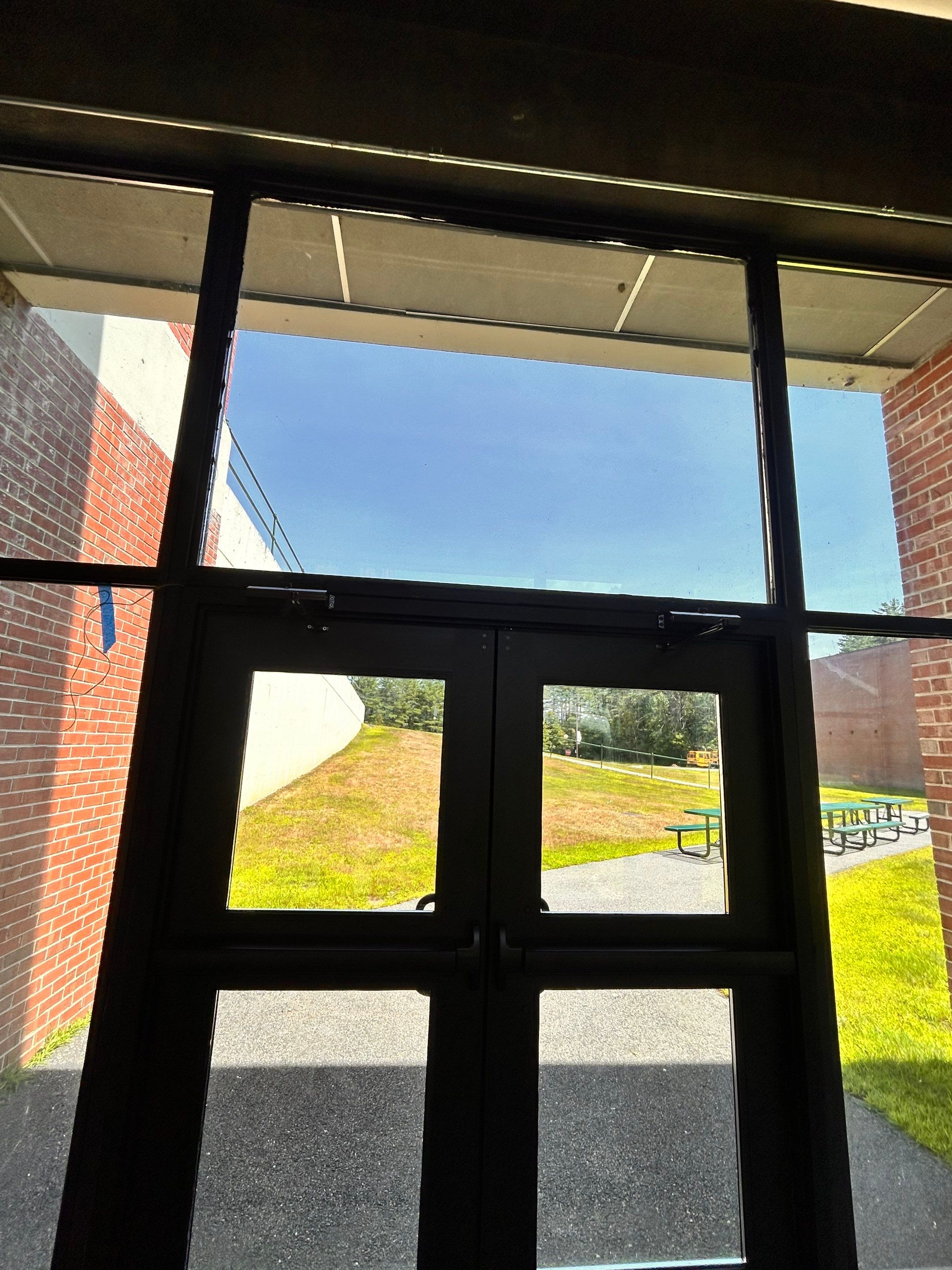 Commercial Door using Portal Wide Stile Door by Cheshire Glass Company
