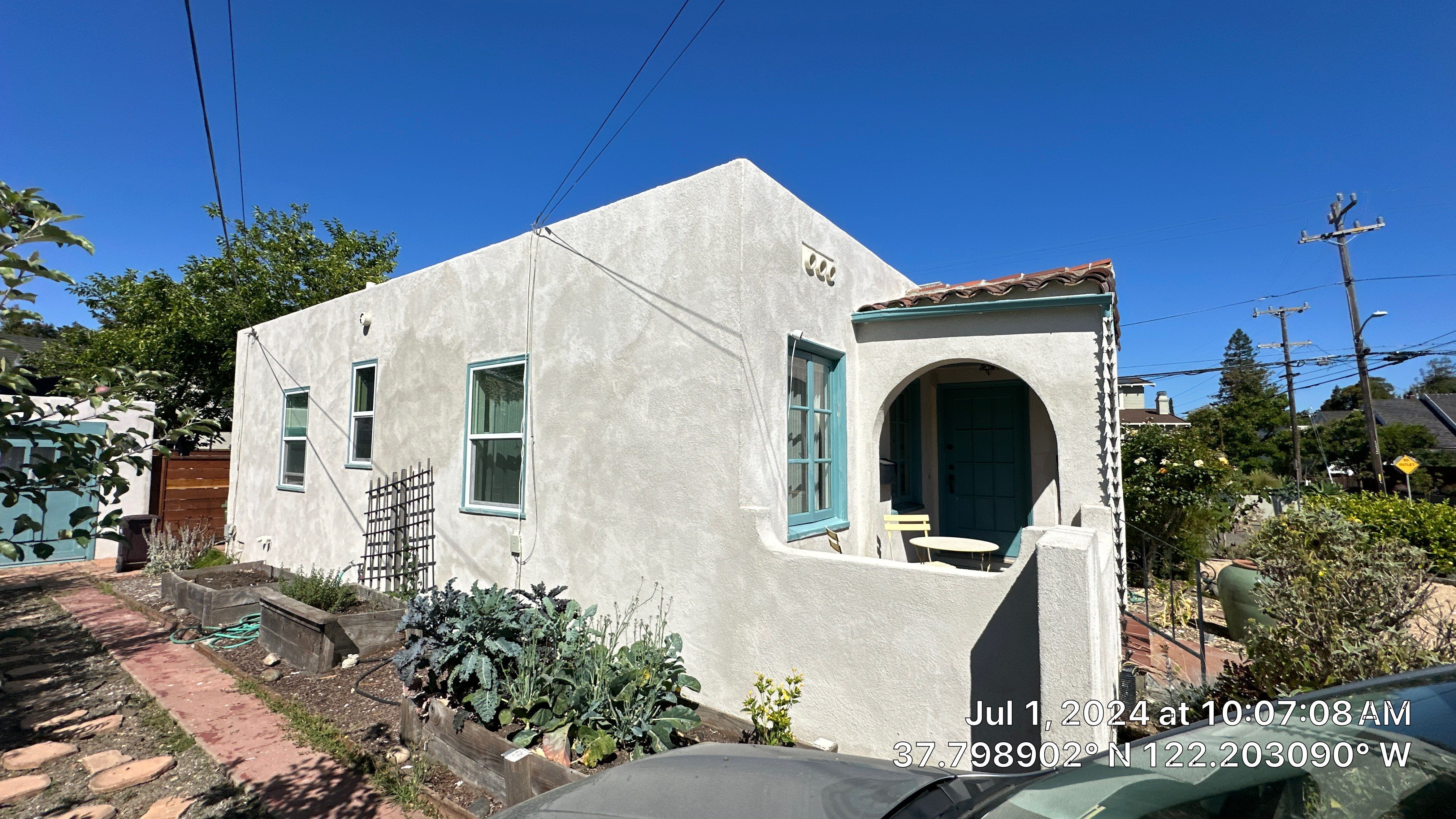 Exterior Transformation with Fresh Stucco and elastomeric system for waterproofing by Herrera’s Bay Area Painting inc.