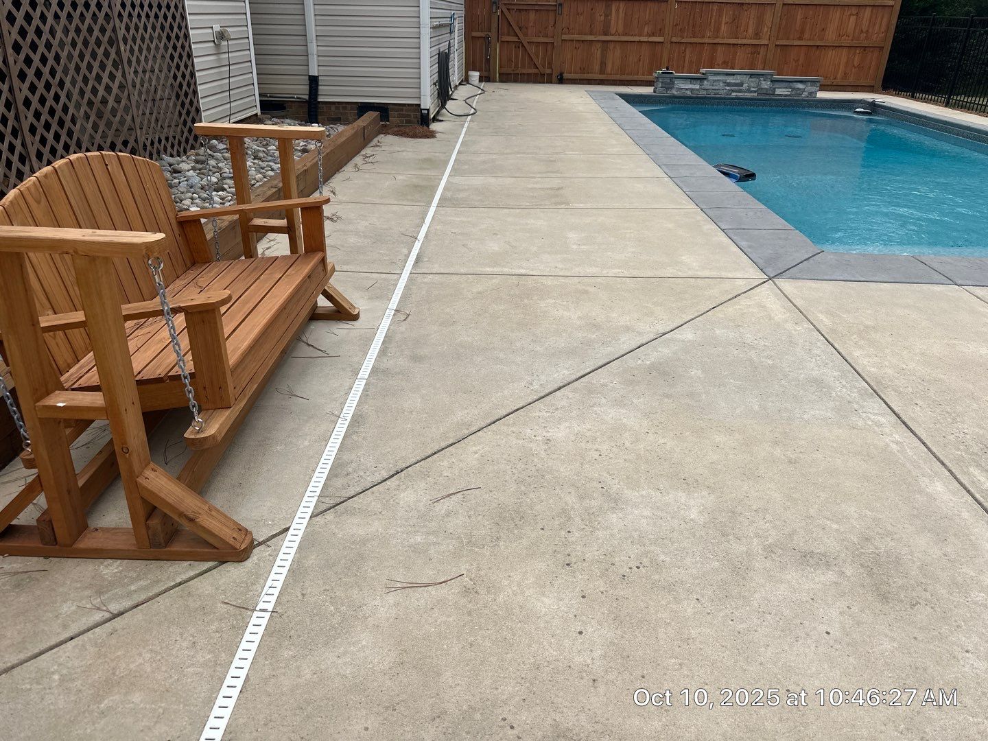 Pool Deck using TopSeal by DuraSeal