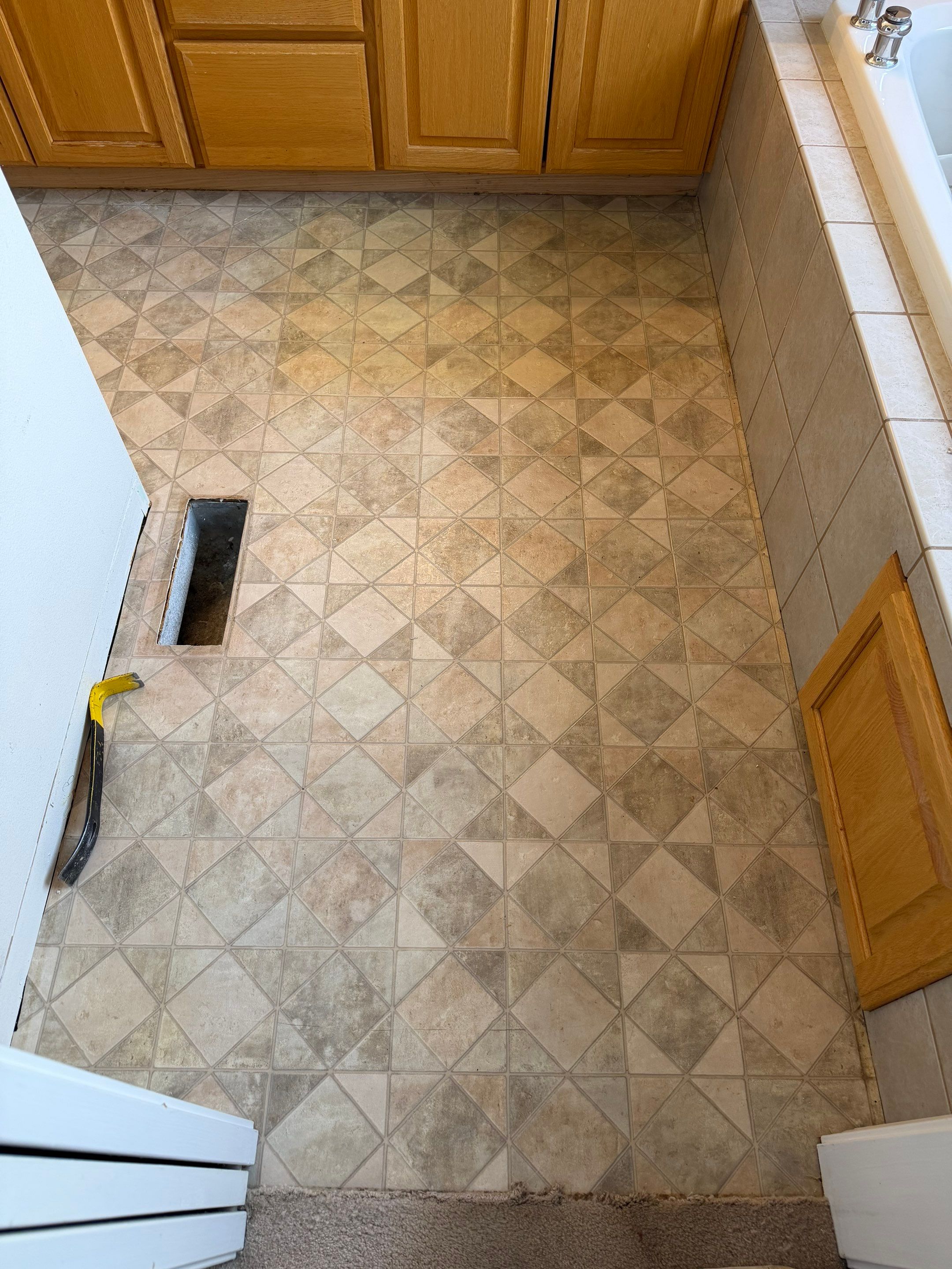 Luxury Vinyl Tile Installation by Handyman State LLC