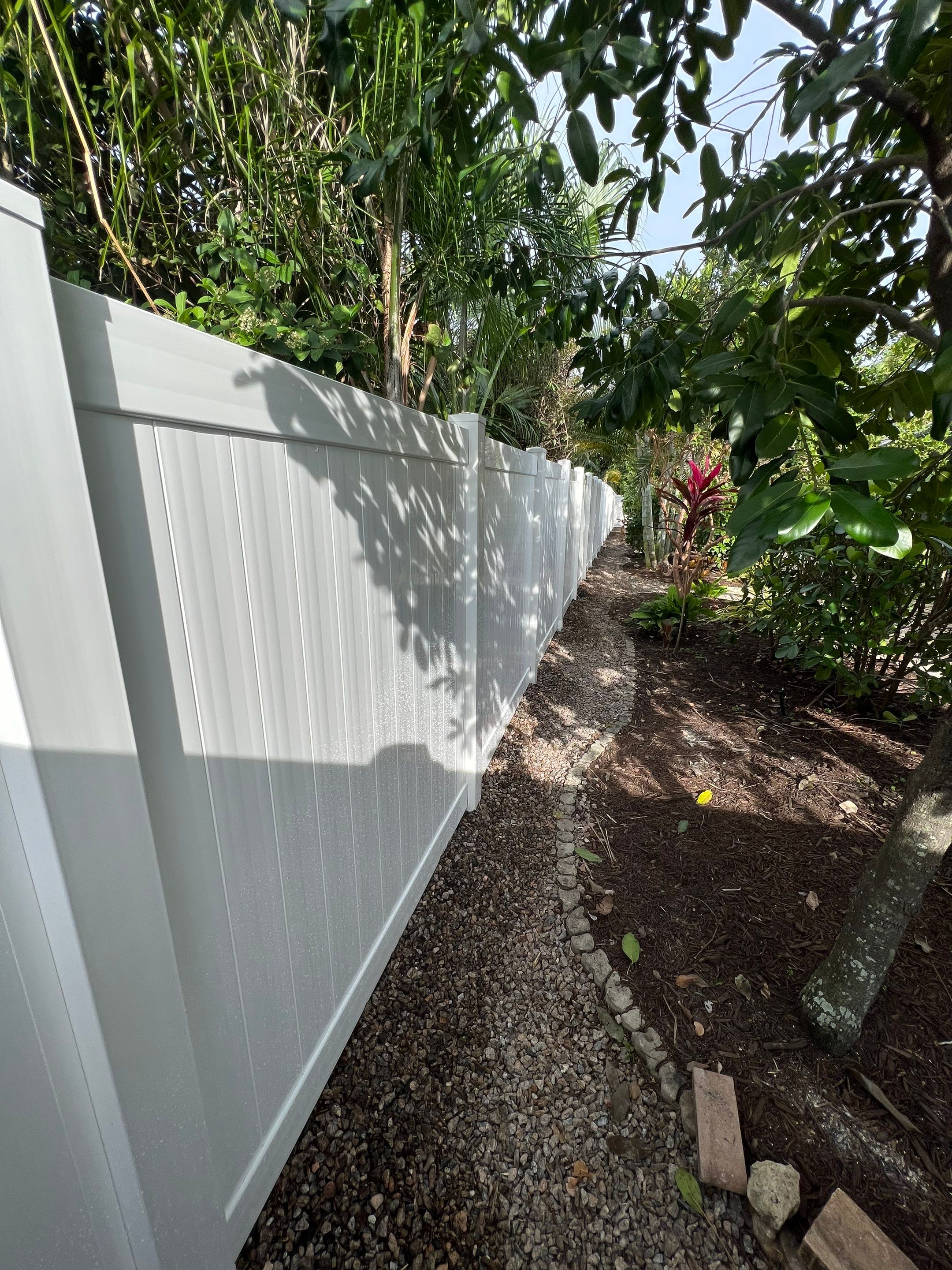 Sarasota, FL 6 ft. Tall White Vinyl Privacy Fence by Asap fence and gates, LLC