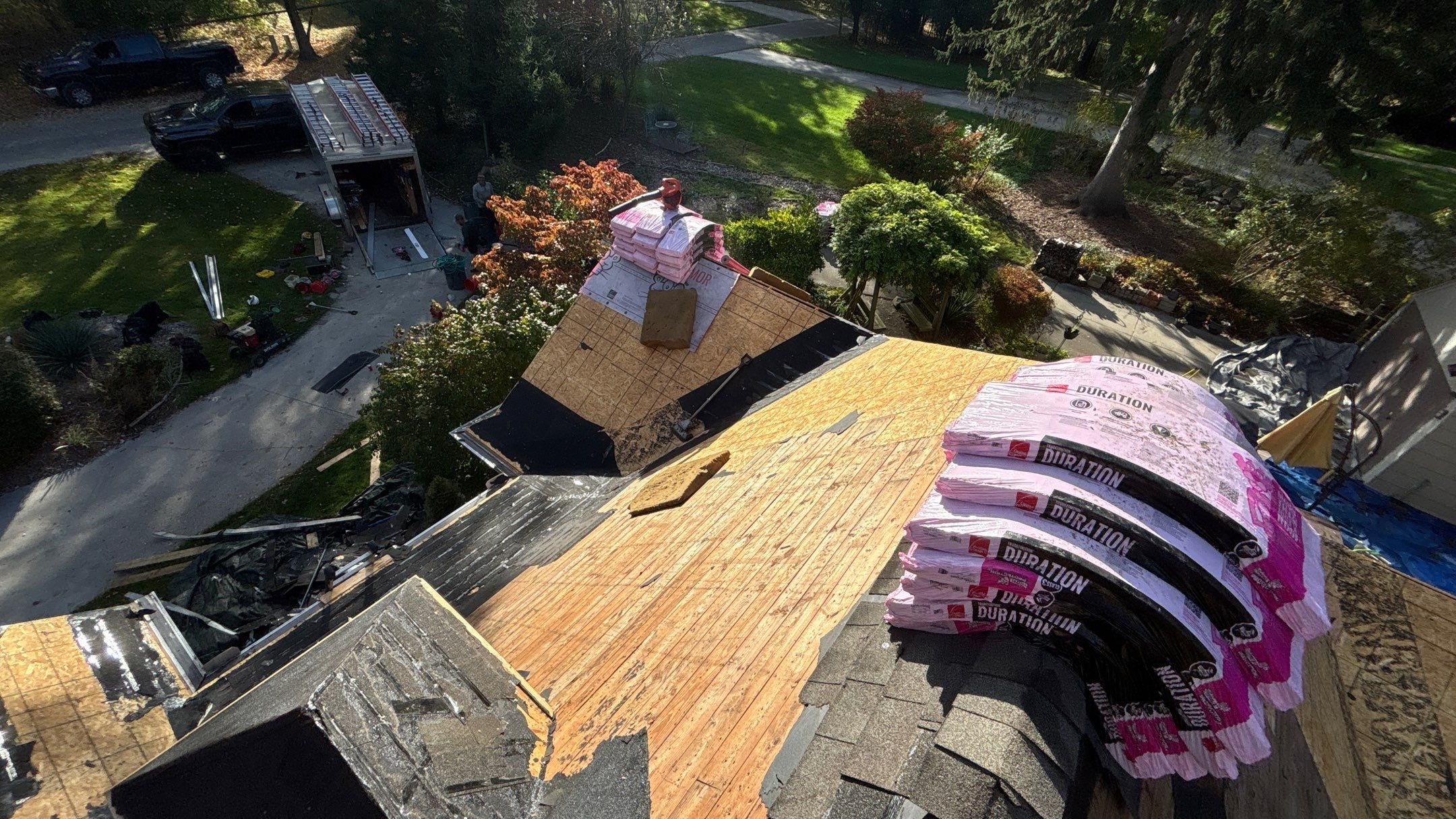 Roof Replacement using Owens Corning Driftwood by 180 Contractors