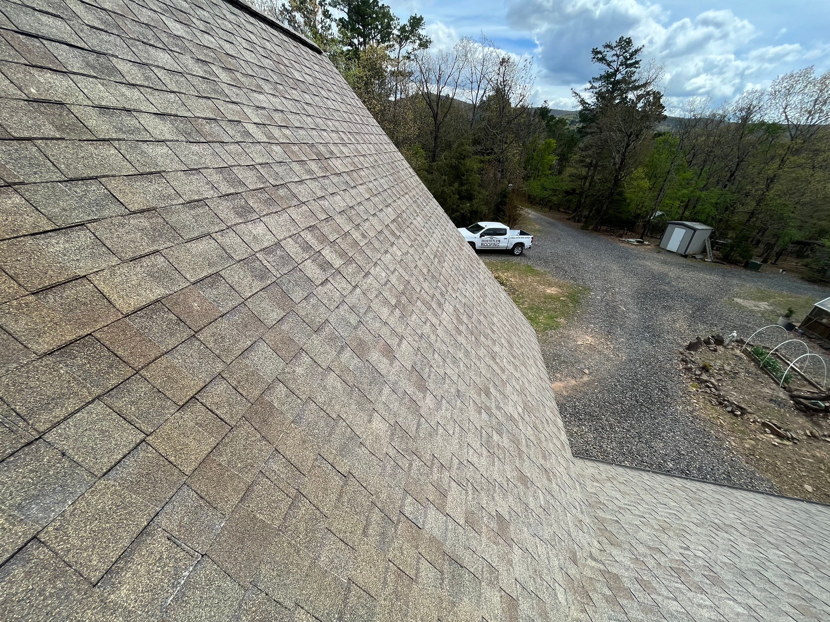 Residential Shingle Reroof using Malarkey Vista by Hostetler Roofing