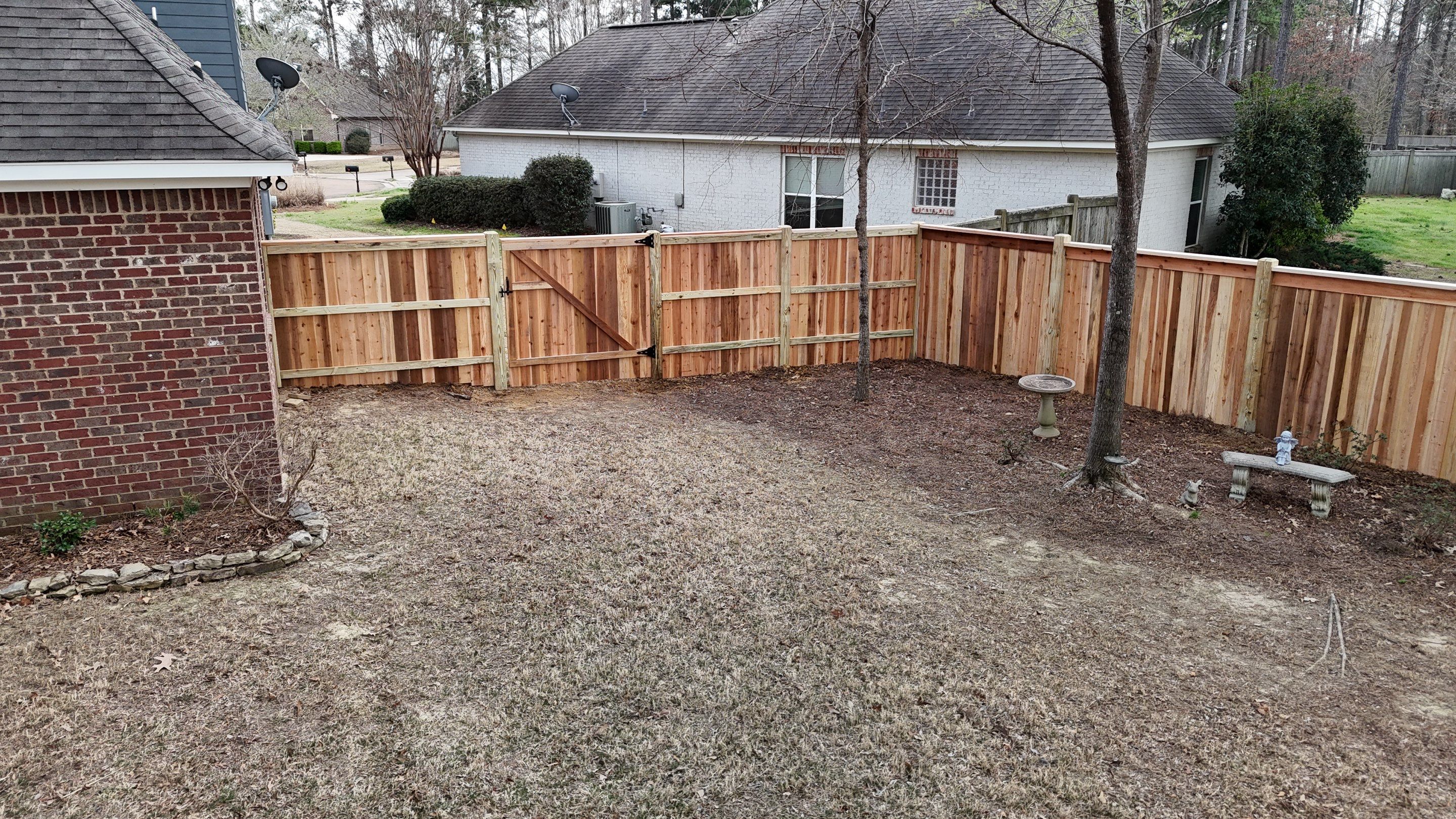 6' Cedar Good Neighbor 6x6  by Roberson Construction LLC
